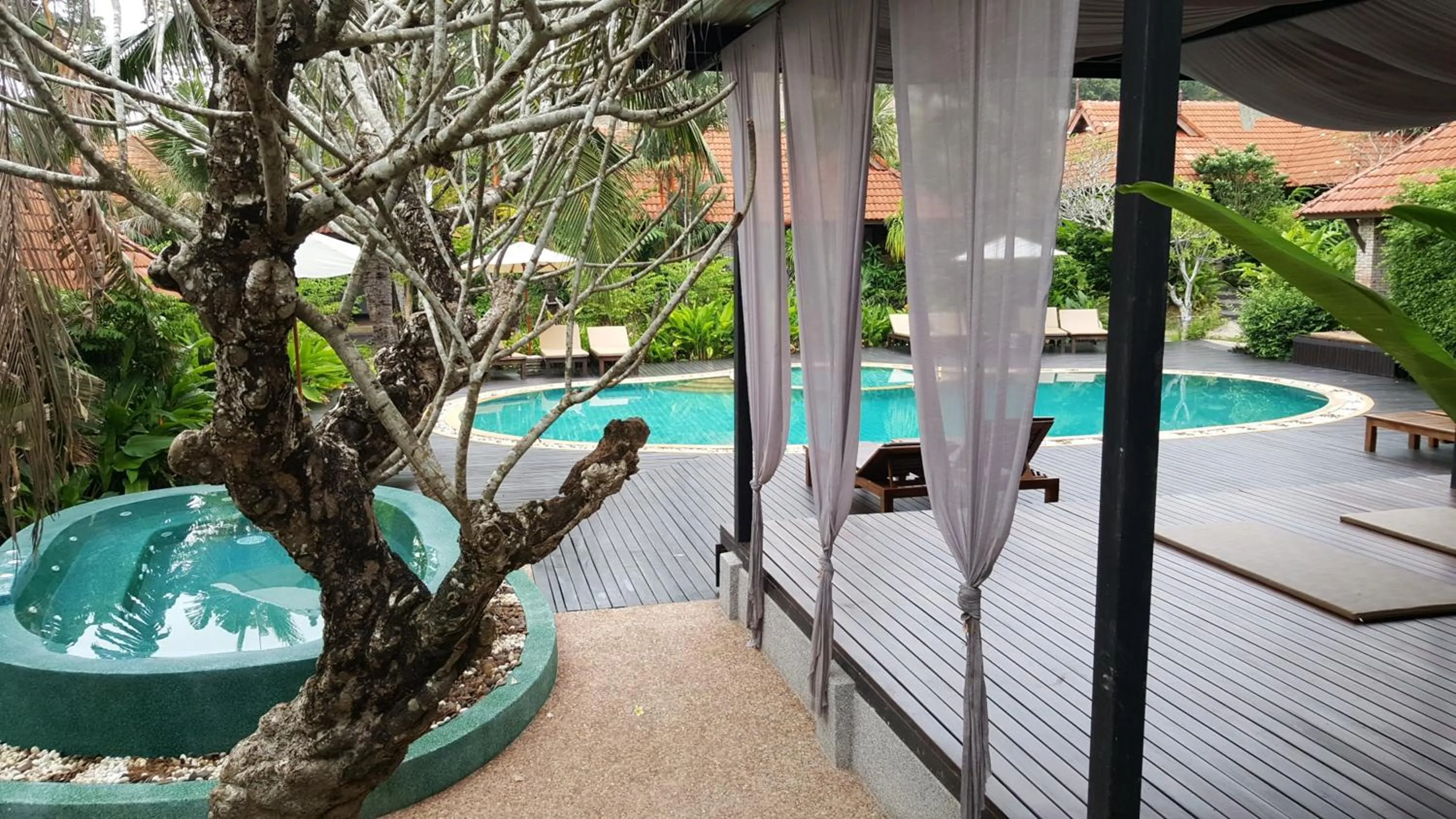 Pool view in Tropicana Lanta Resort