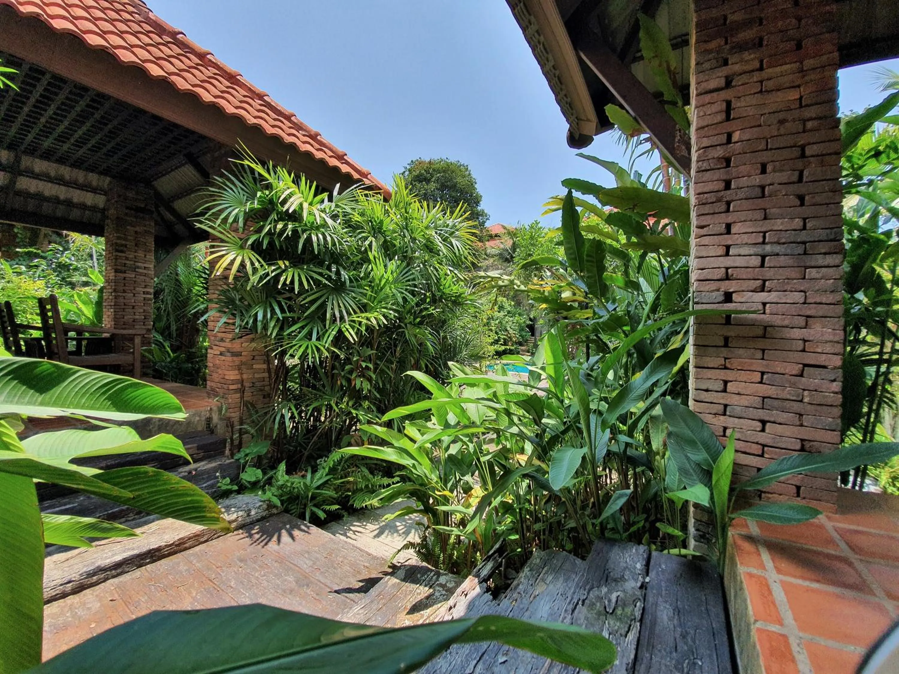 Patio in Tropicana Lanta Resort