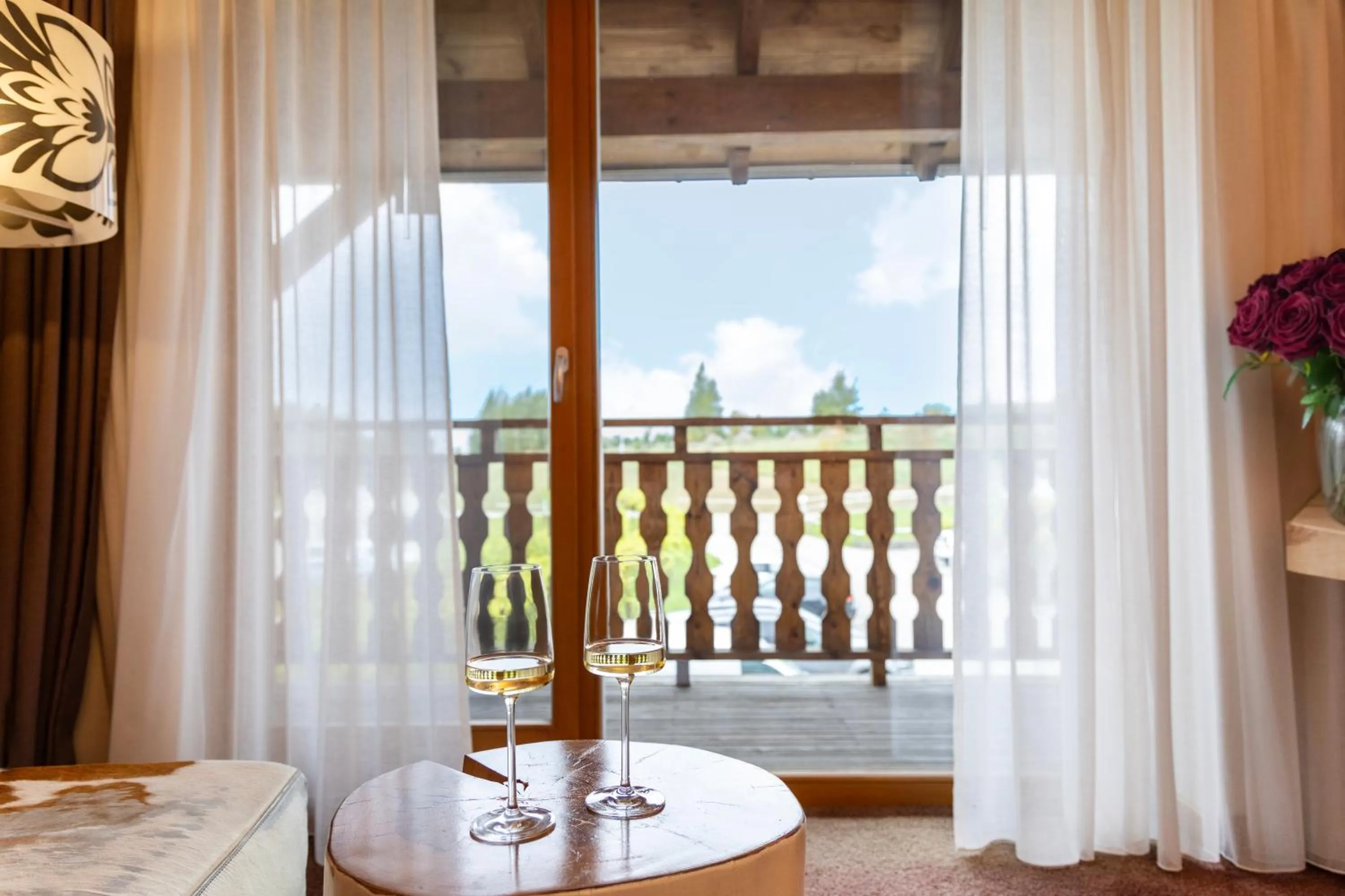 Balcony/Terrace in Hotel Głęboczek Vine Resort& Spa