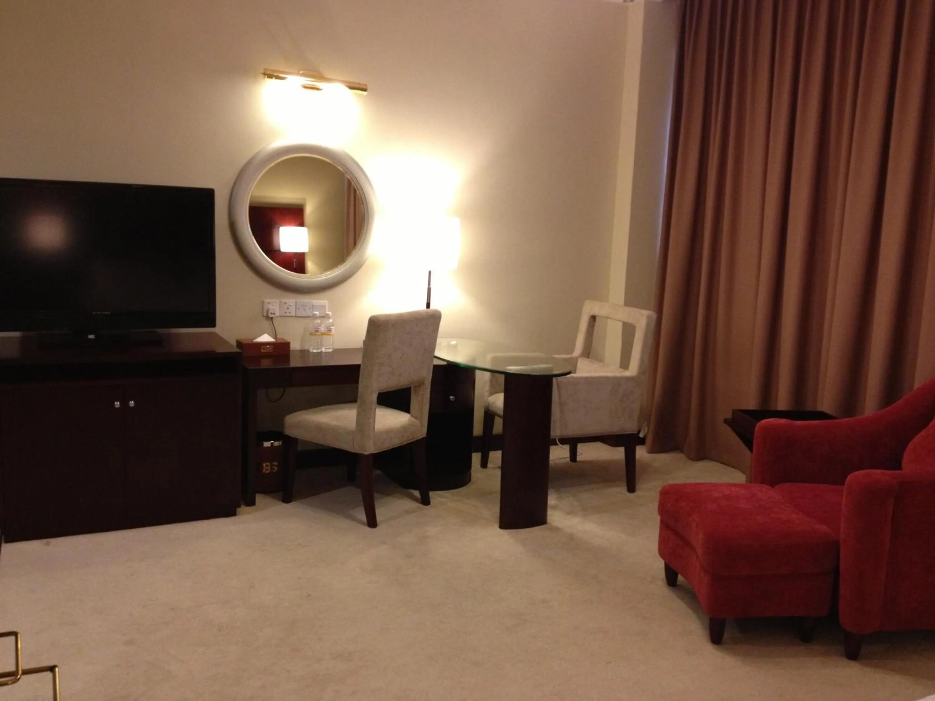 Seating area in Gaya Centre Hotel