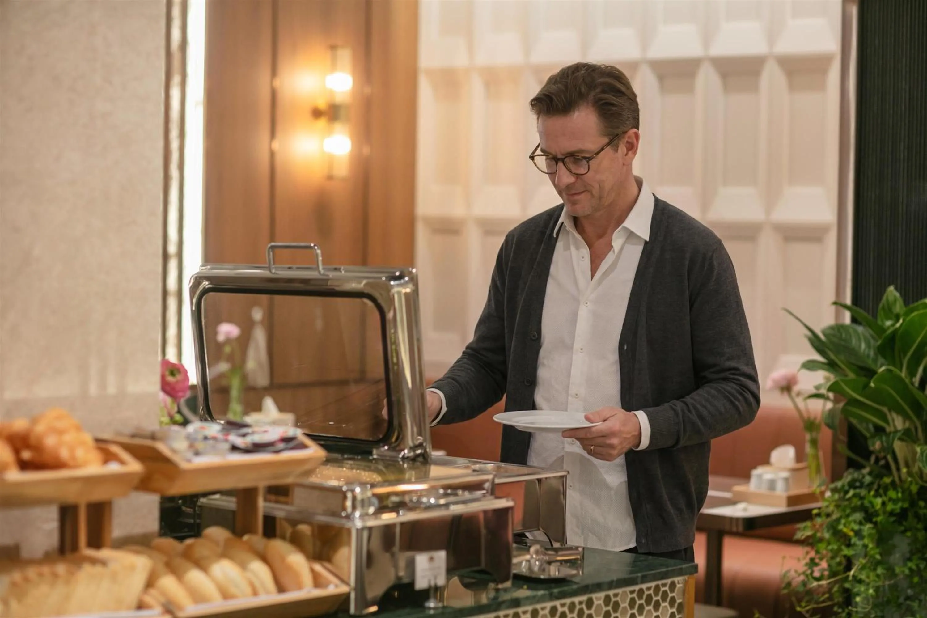 Buffet breakfast in Hong Ngoc Cochinchine Boutique Hotel & Spa