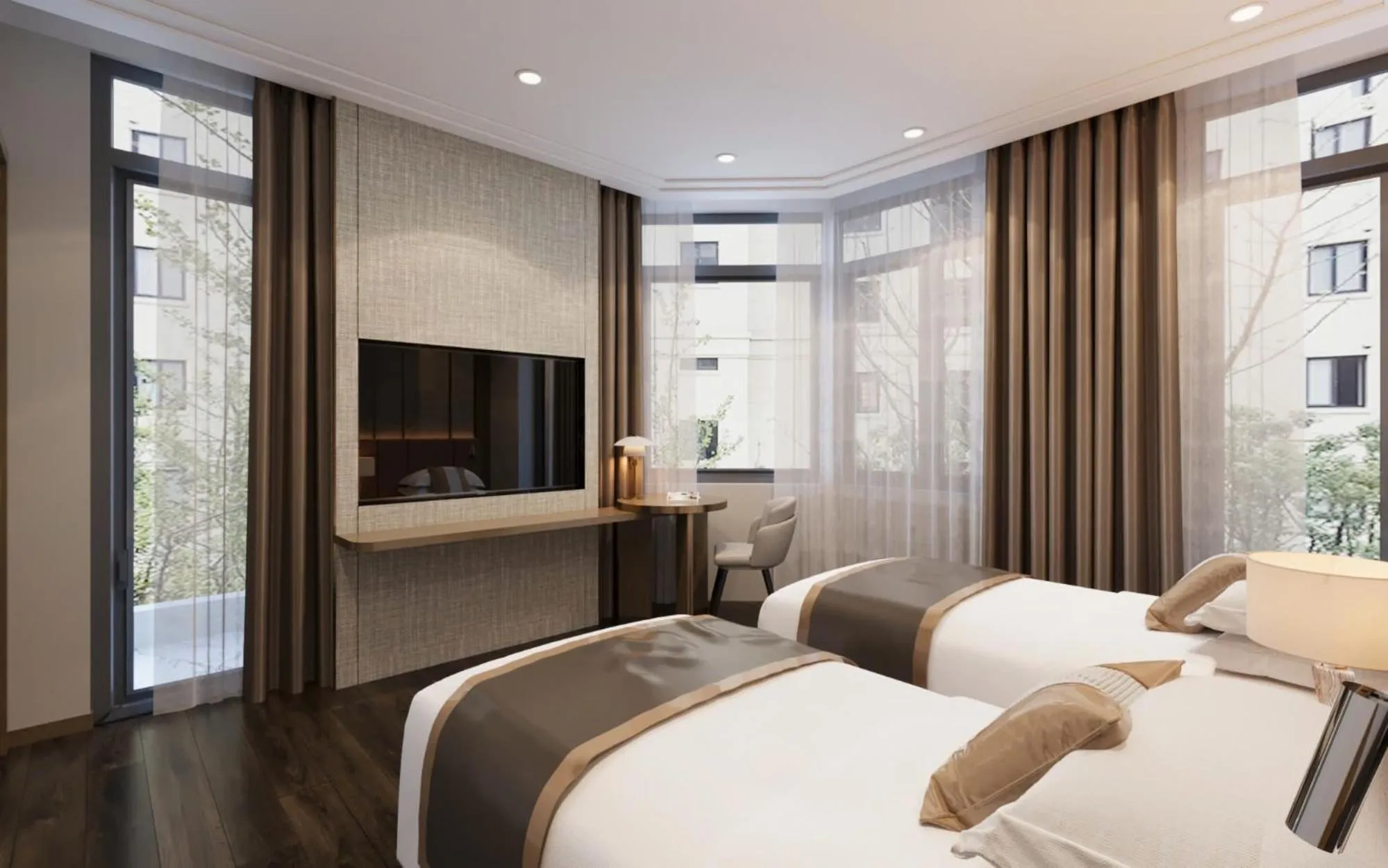 Bed in Hong Ngoc Cochinchine Boutique Hotel & Spa