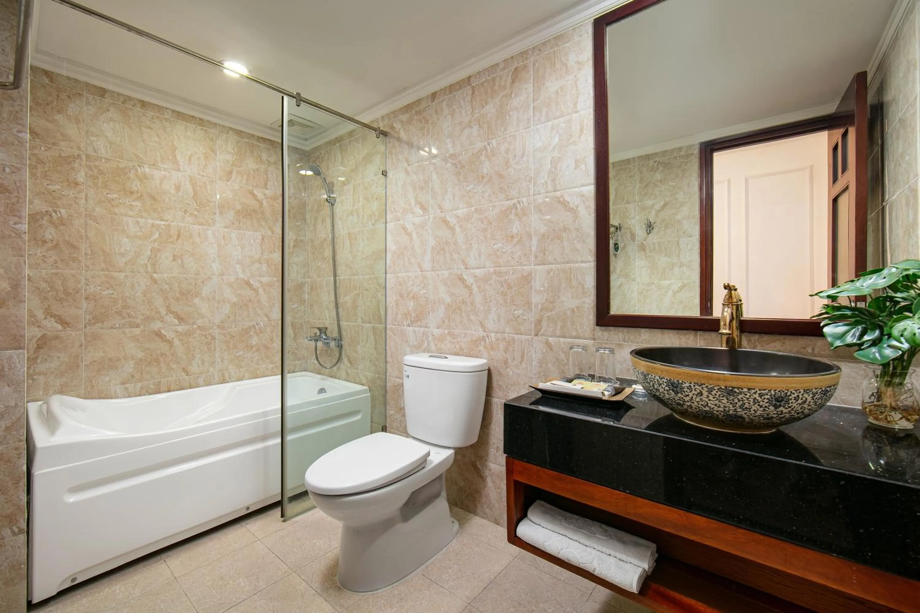 Bathroom in Hong Ngoc Cochinchine Boutique Hotel & Spa