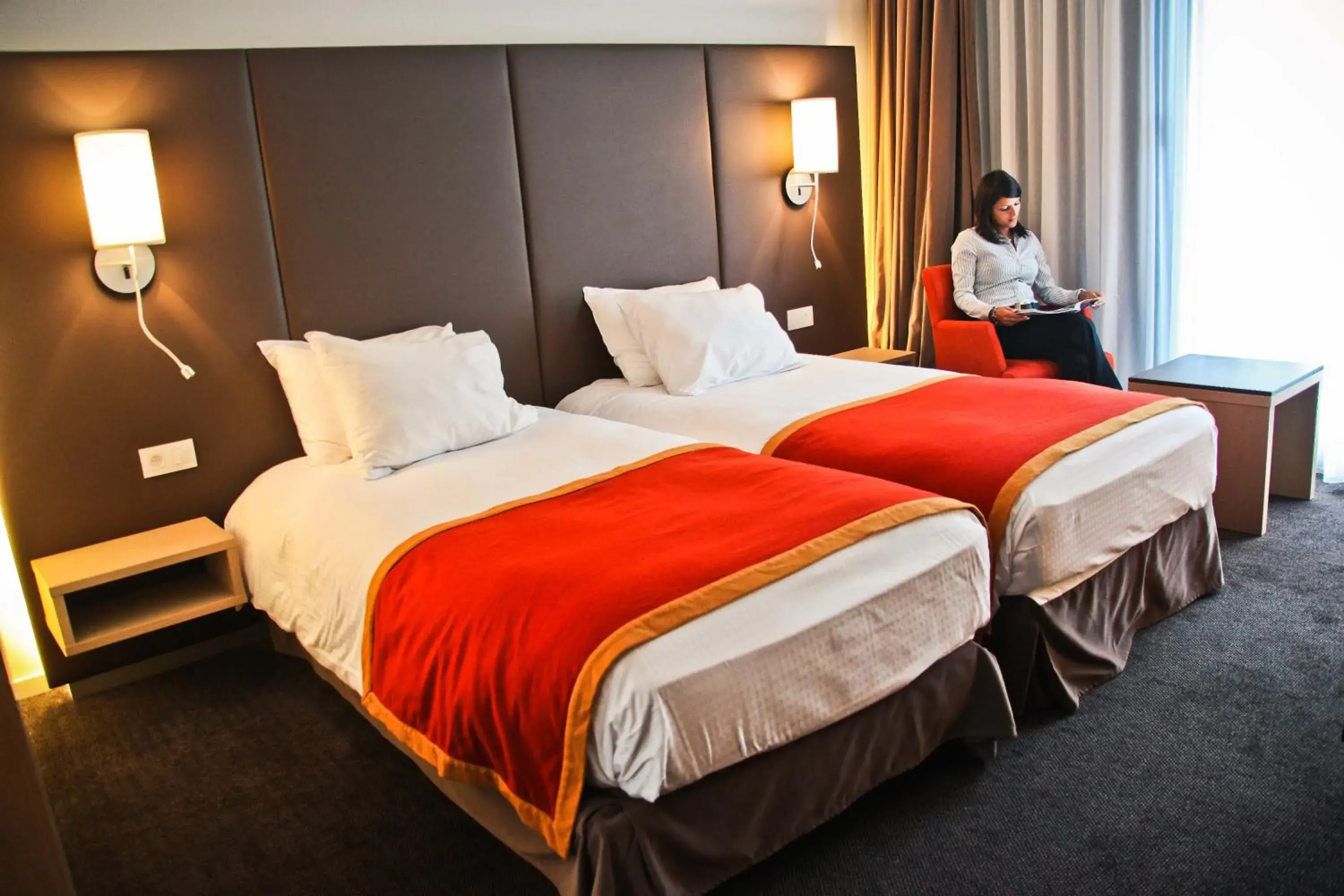 Bed in Hotel de la Source Bed in Hotel de la Source