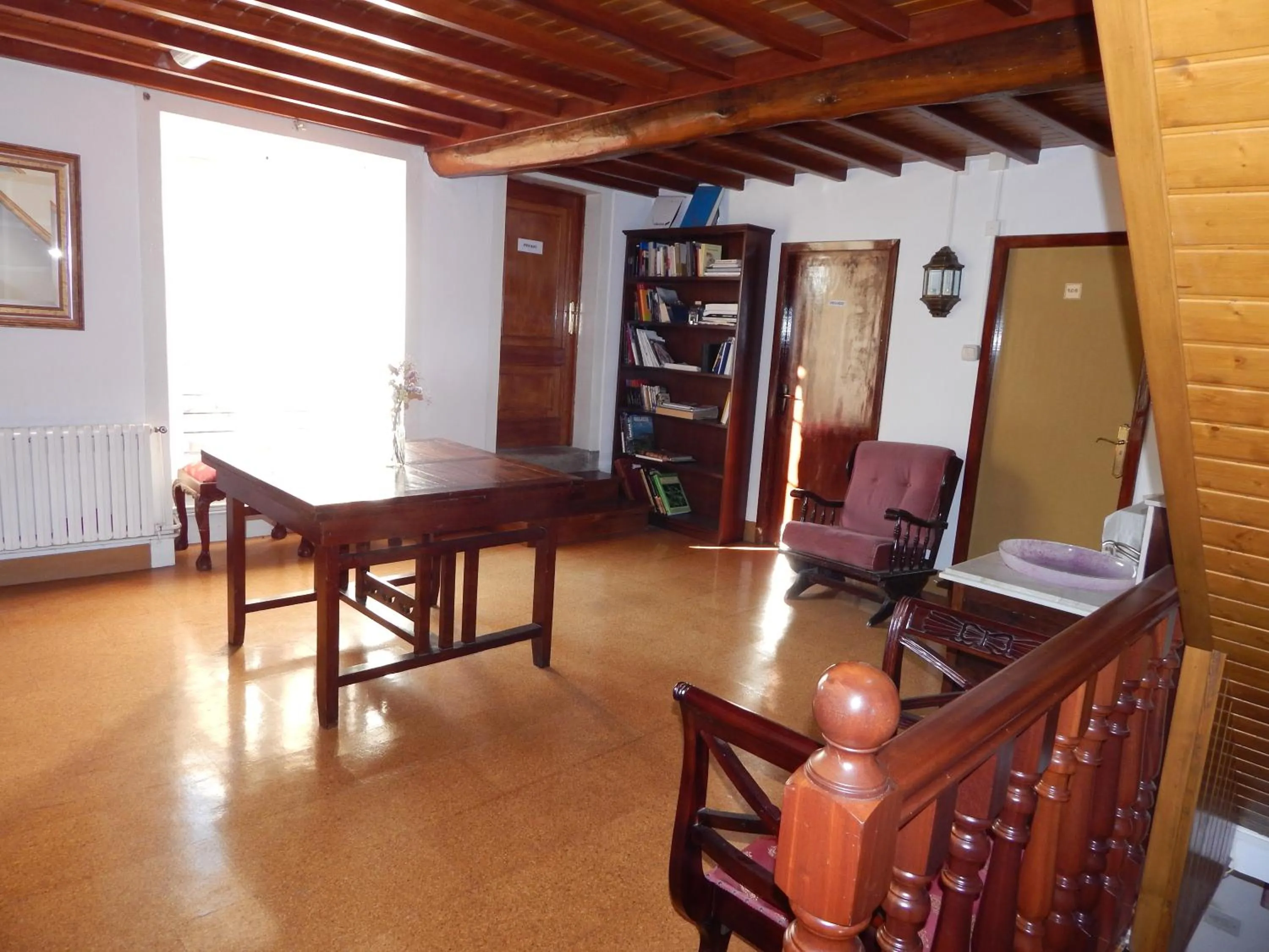 Living room in Pensión - Albergue de Logrosa