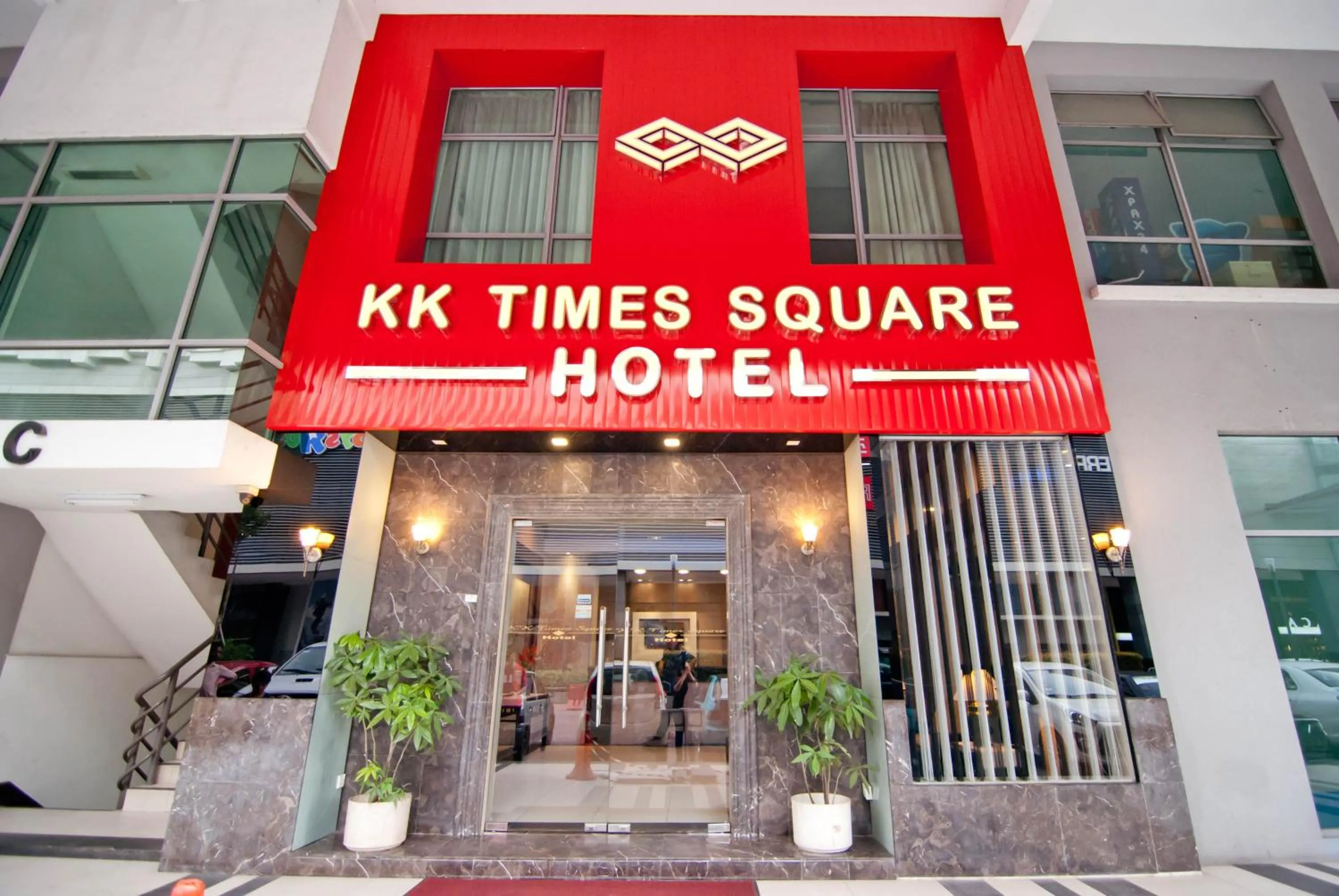 Facade/entrance in KK Times Square Hotel
