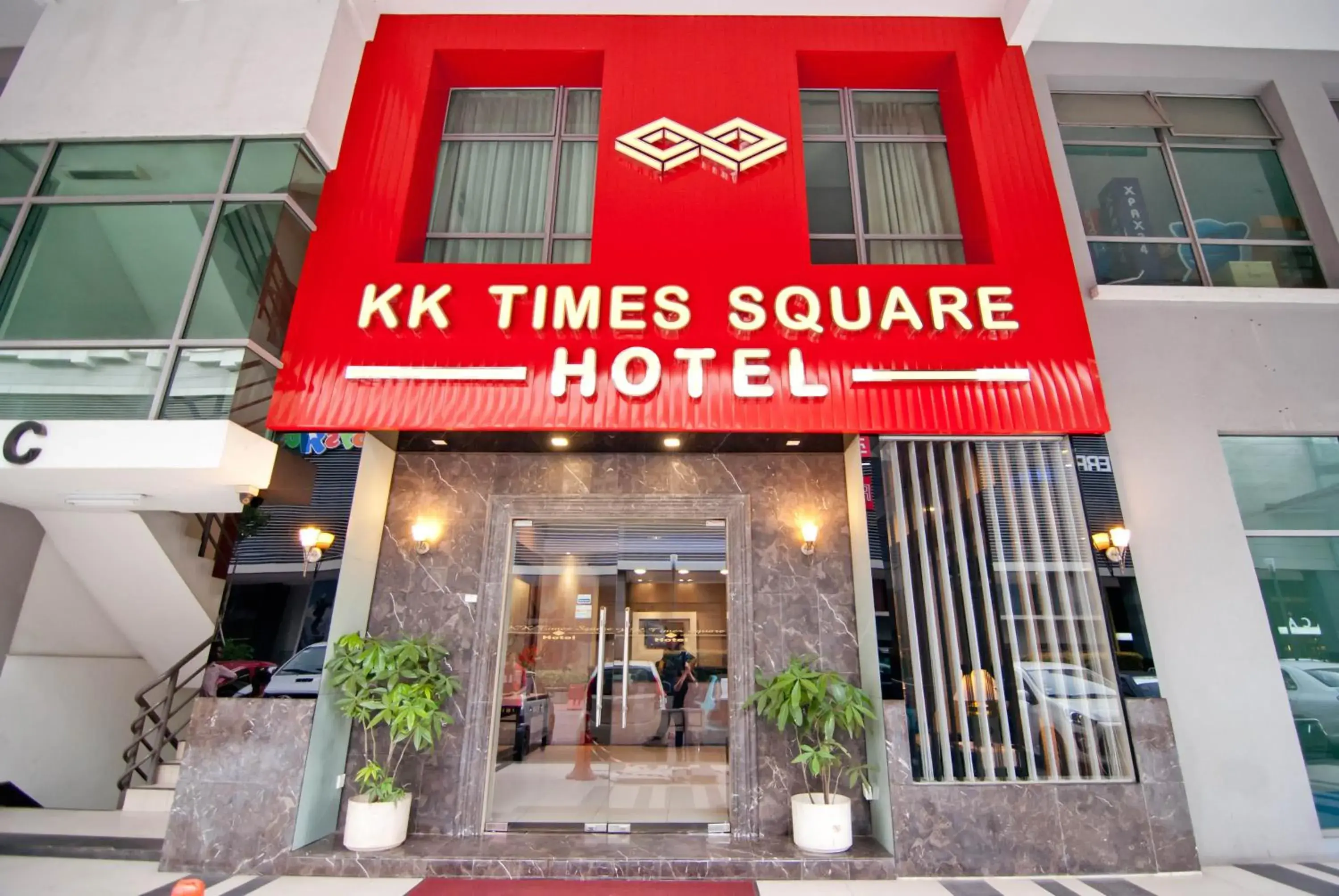 Facade/entrance in KK Times Square Hotel Facade/entrance in KK Times Square Hotel