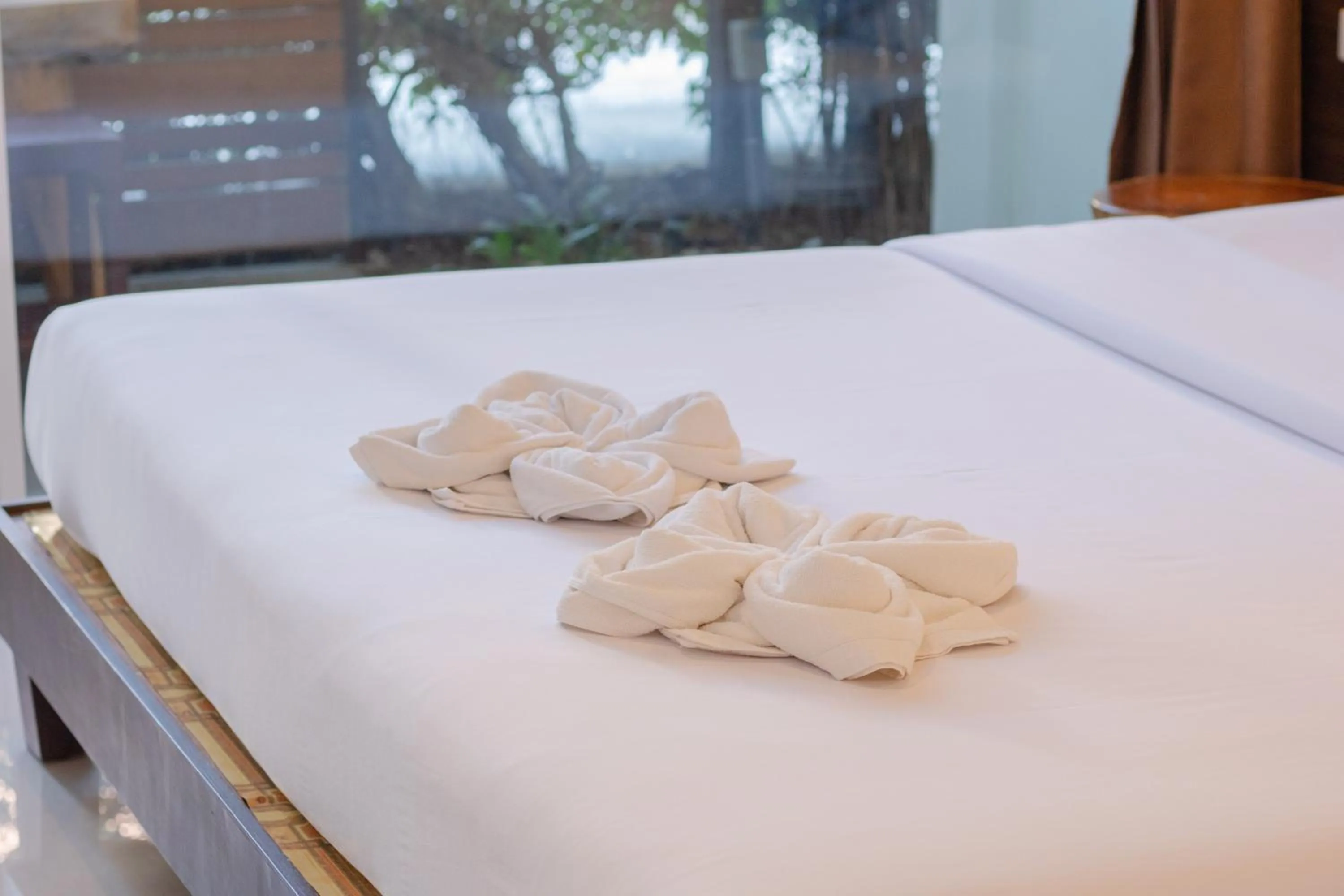 Bed in Kallapangha Resort Khlongwan