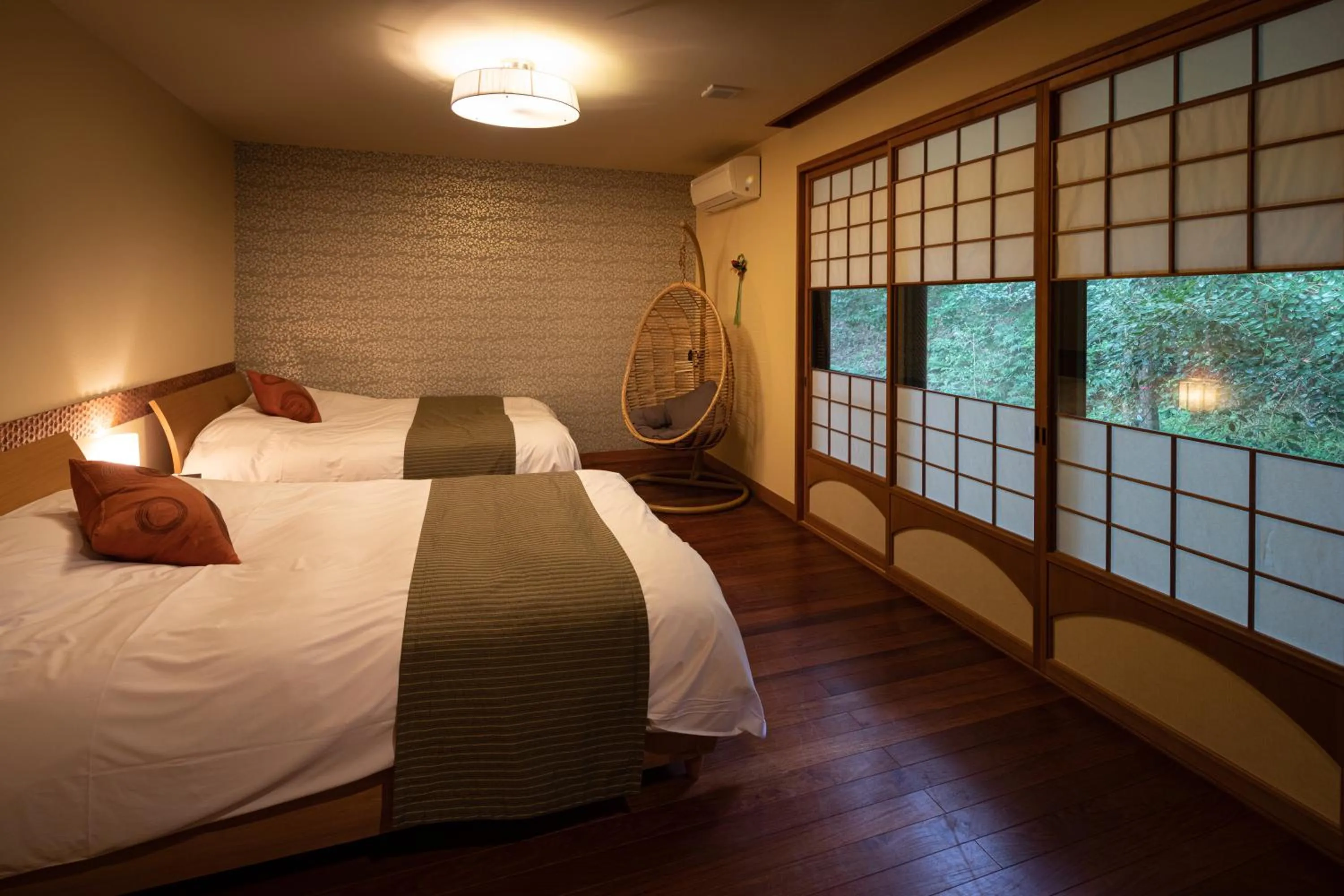 Bedroom, Bed in Mori no Nanakusa