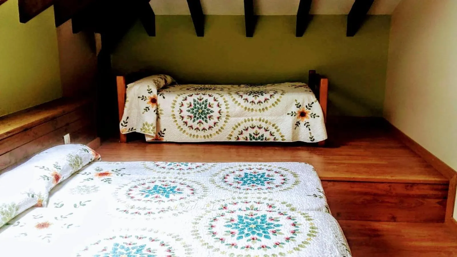 Bed in Hotel Rural Posada Del Monasterio