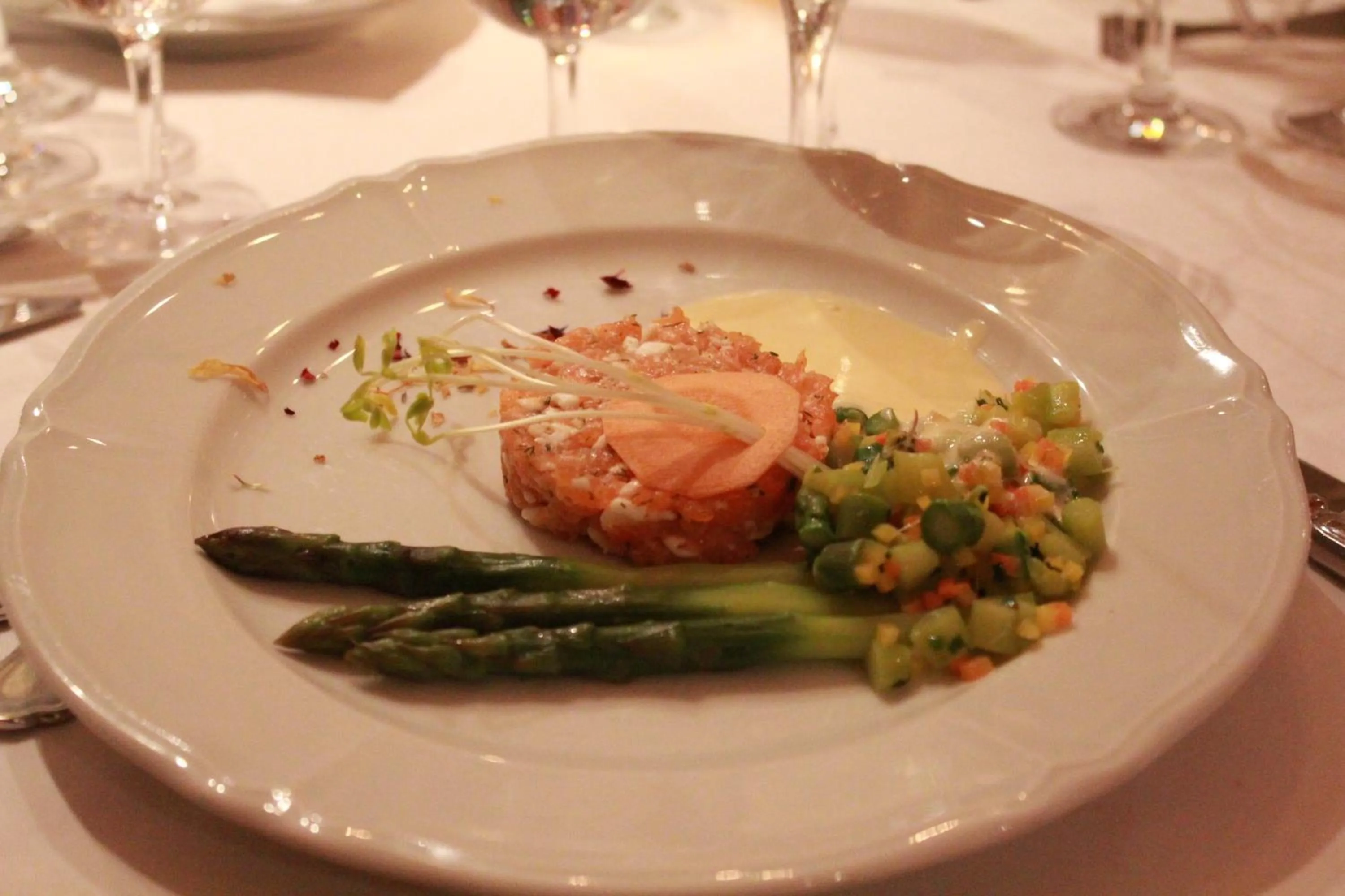 Food in Hotel La Cruna