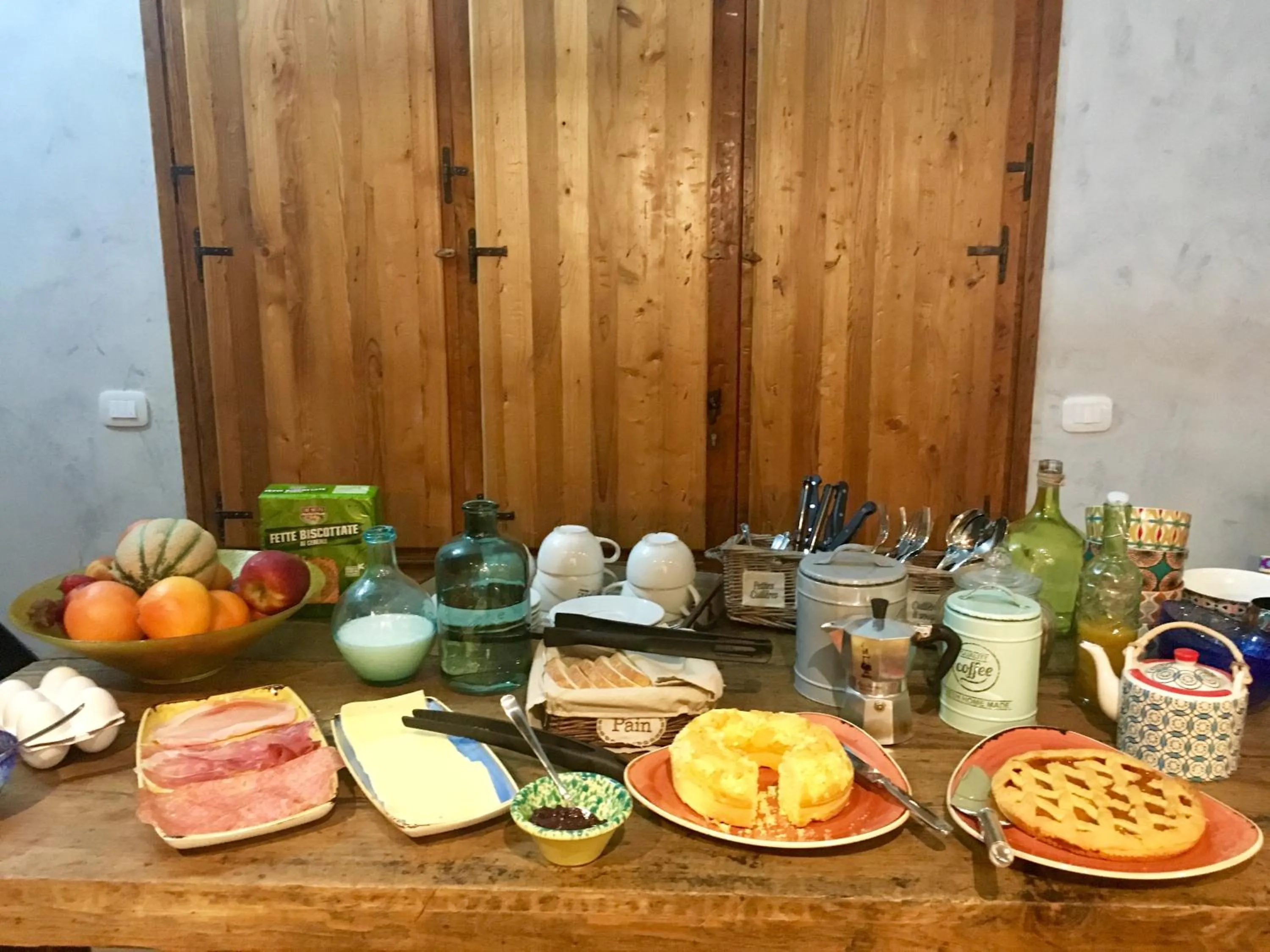 Food and drinks in La Goiaba B&B