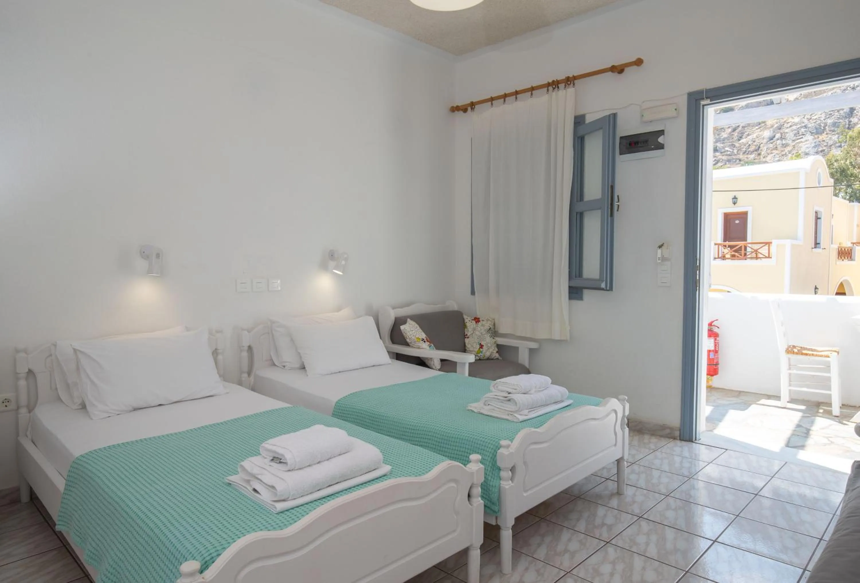 Bed in Zacharakis Studios