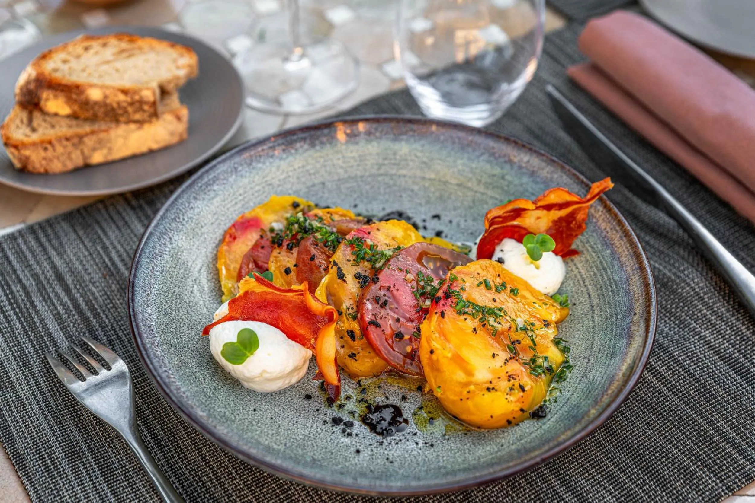 Lunch in Les Jardins du Cèdre, Boutique hôtel & gastronomie