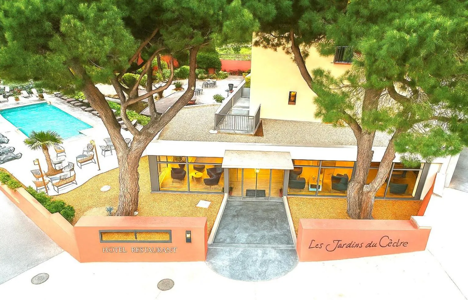 Facade/entrance in Les Jardins du Cèdre, Boutique hôtel & gastronomie