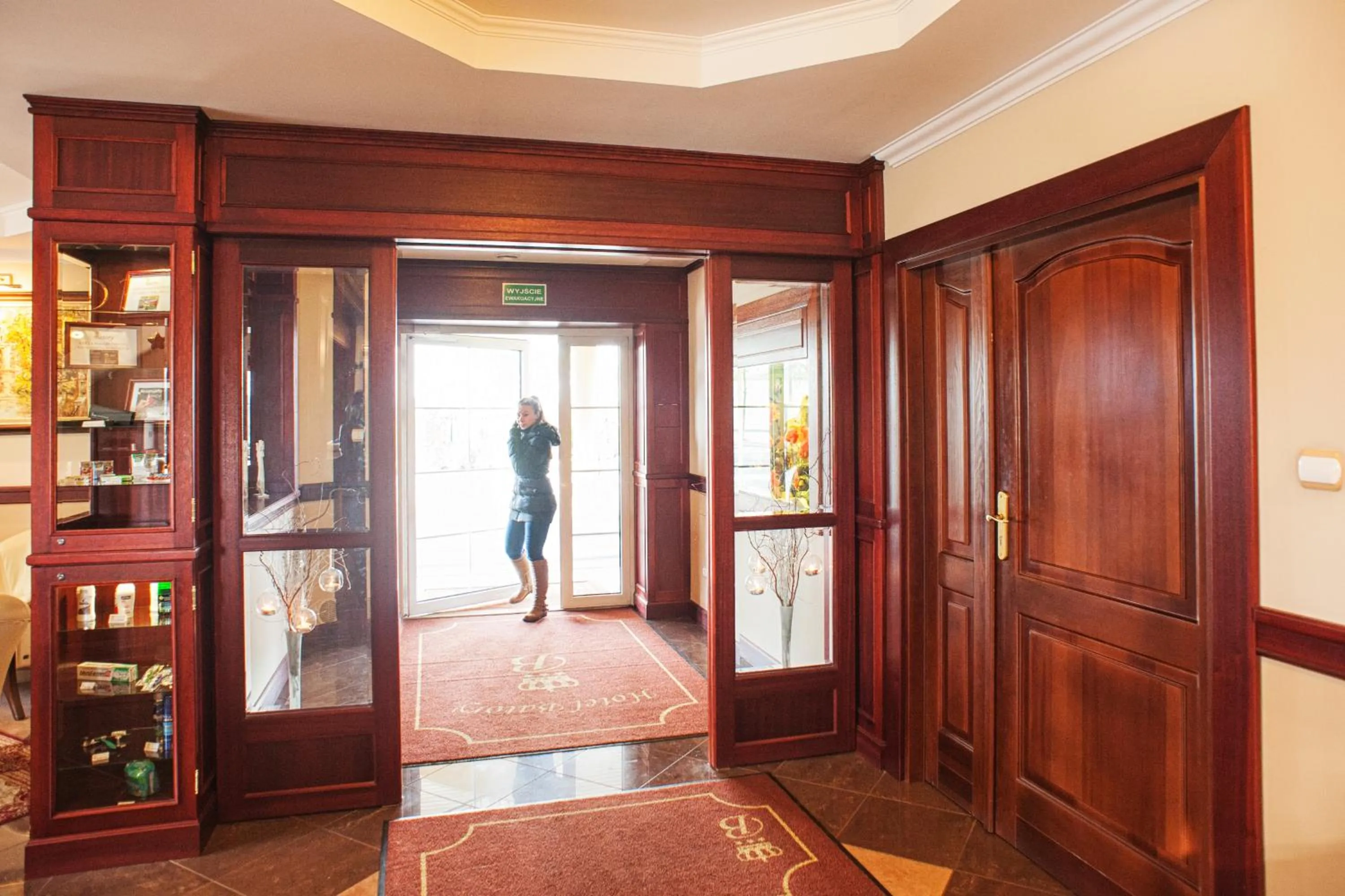 Facade/entrance in Hotel Batory