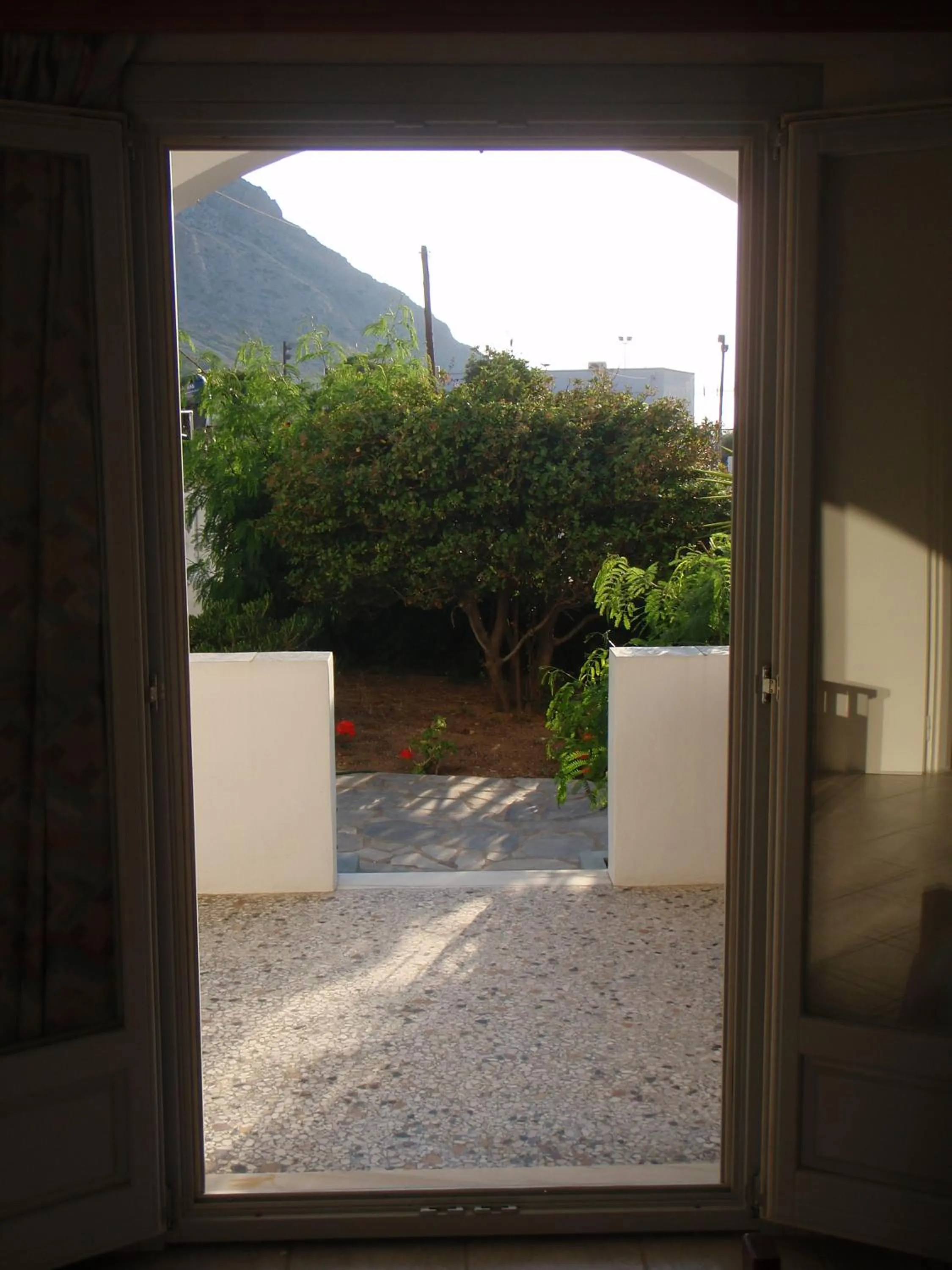 Garden view in Aeolos Hotel