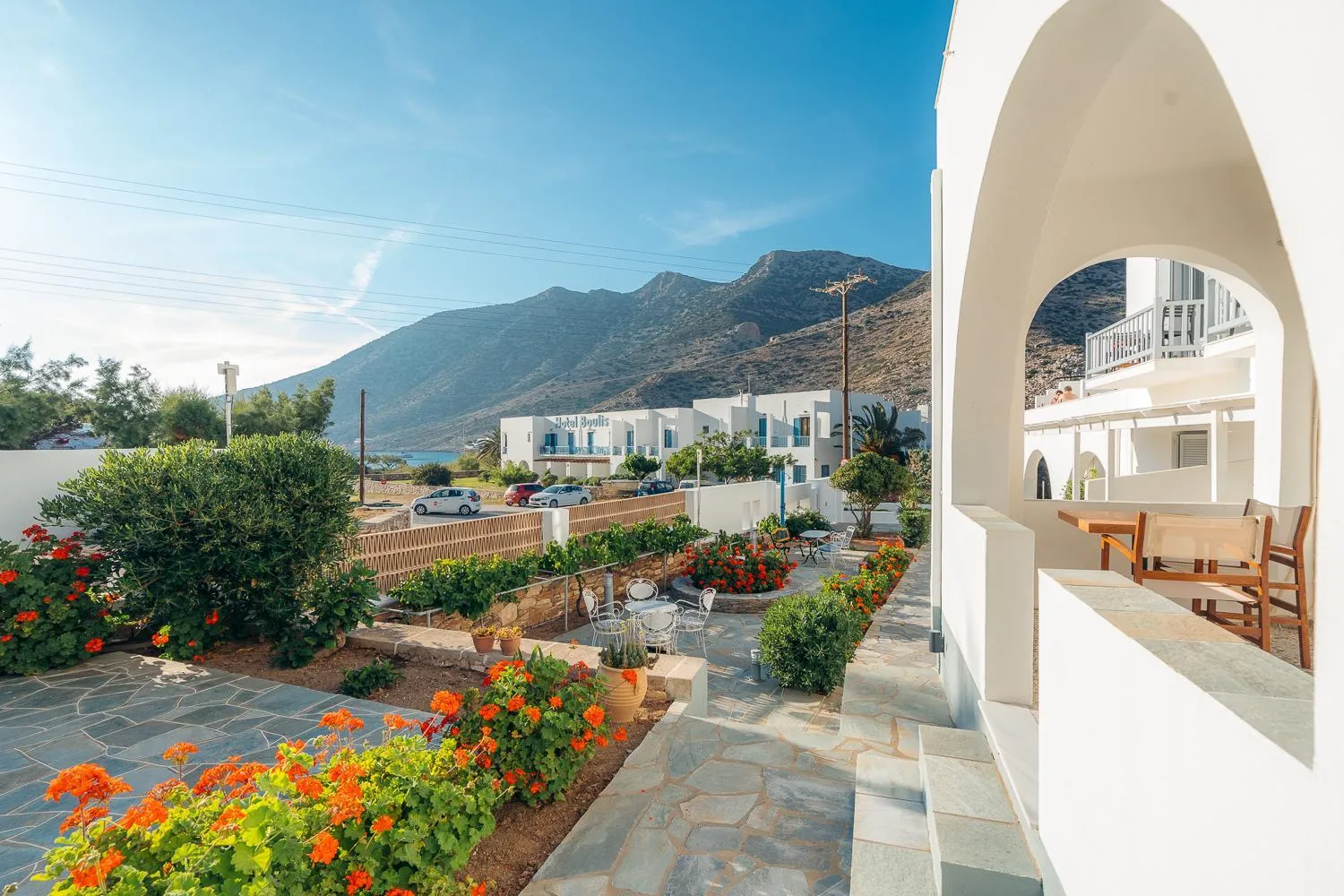 Property building in Aeolos Hotel