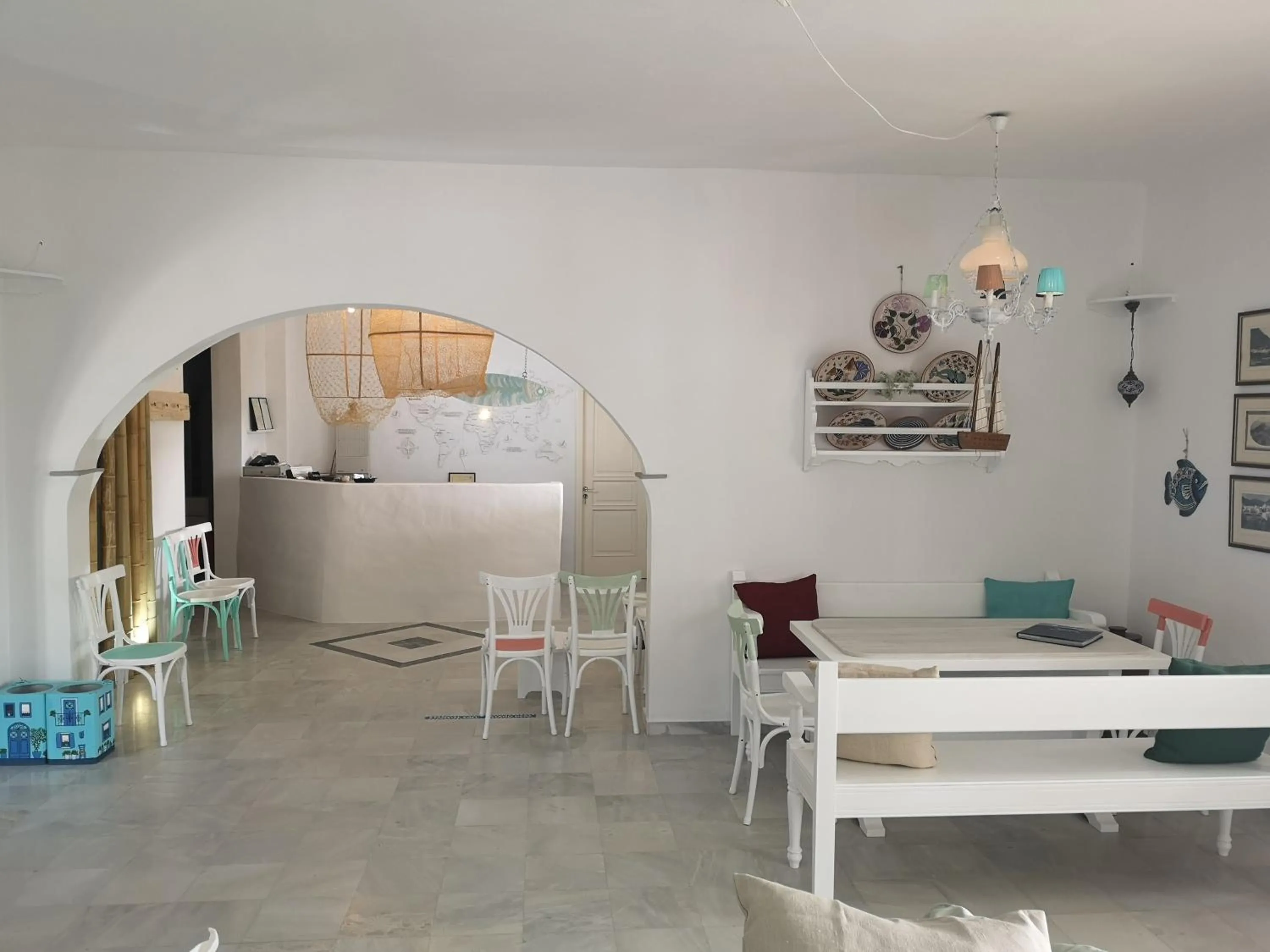 Lobby or reception in Aeolos Hotel