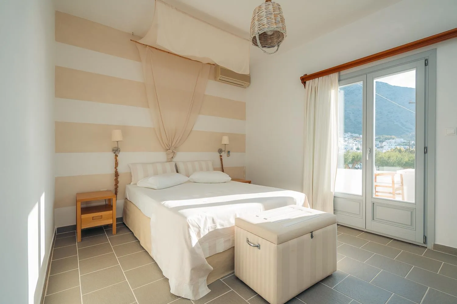 Bedroom, Bed in Aeolos Hotel