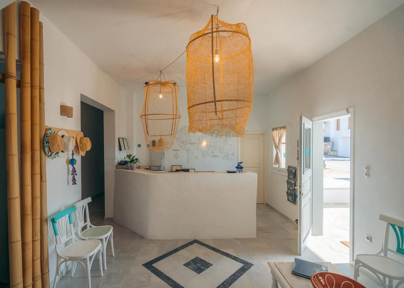 Lobby or reception in Aeolos Hotel