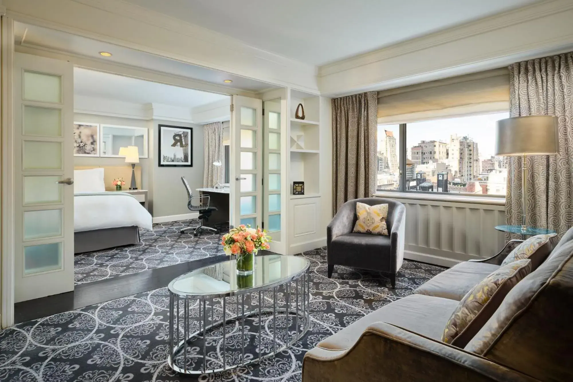 Photo of the whole room, Bed in Loews Regency New York Hotel Photo of the whole room, Bed in Loews Regency New York Hotel