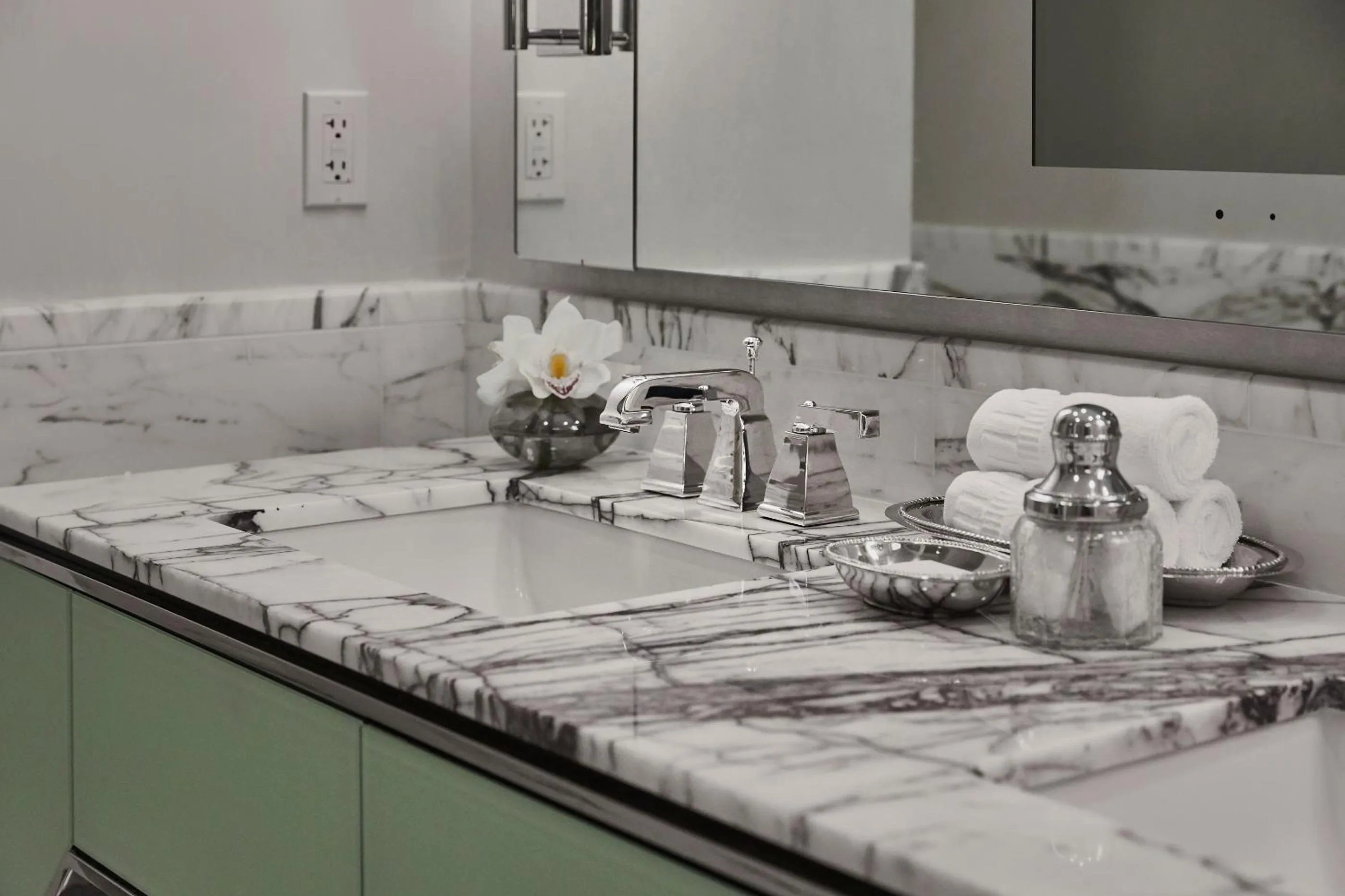 Bathroom in Loews Regency New York Hotel