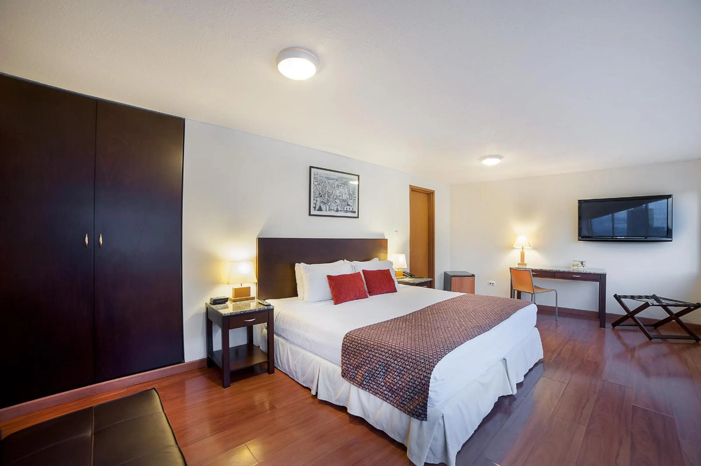 Decorative detail, Bed in Hotel Oceanía Bogotá Museo