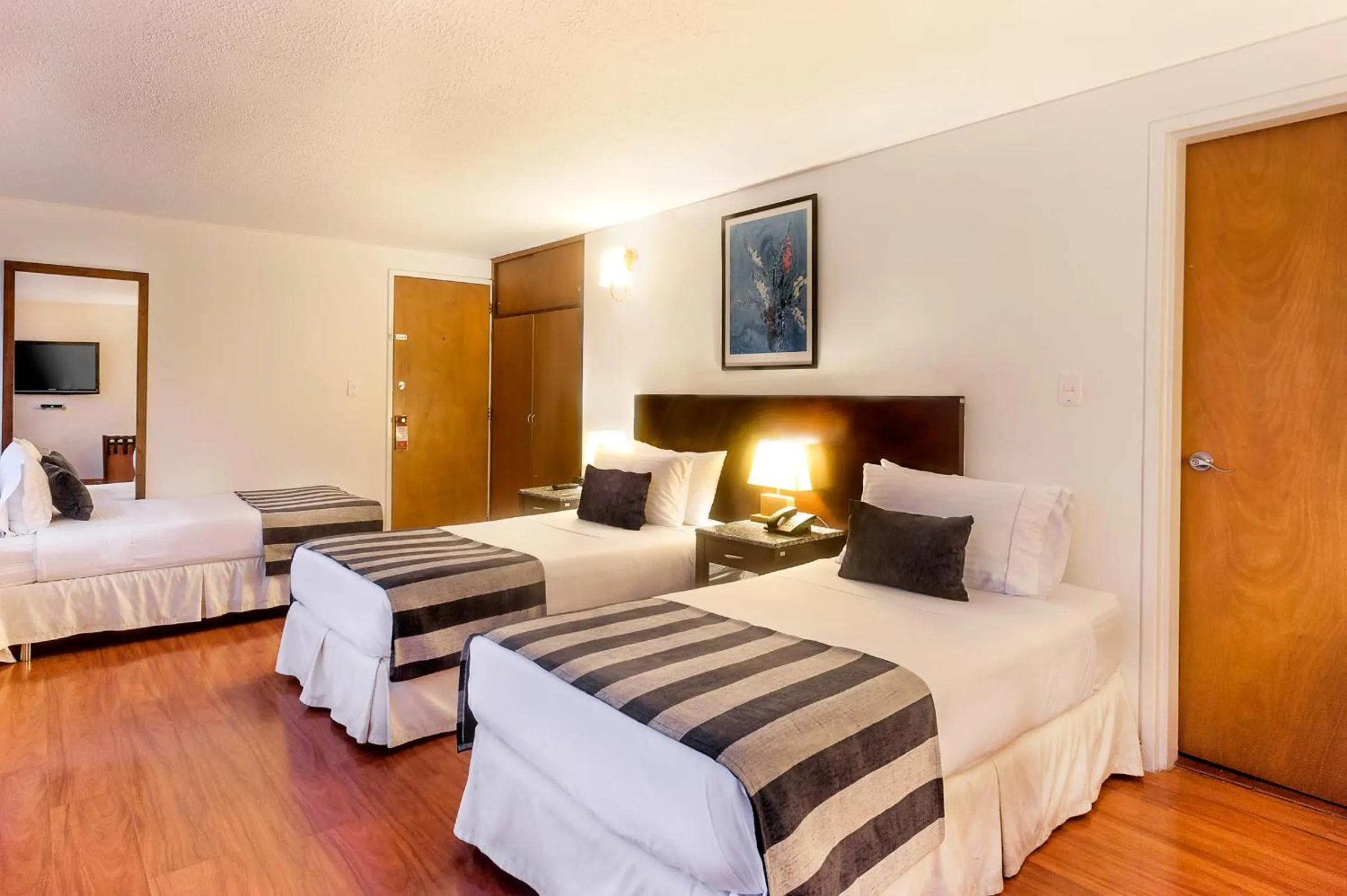 Decorative detail, Bed in Hotel Oceanía Bogotá Museo