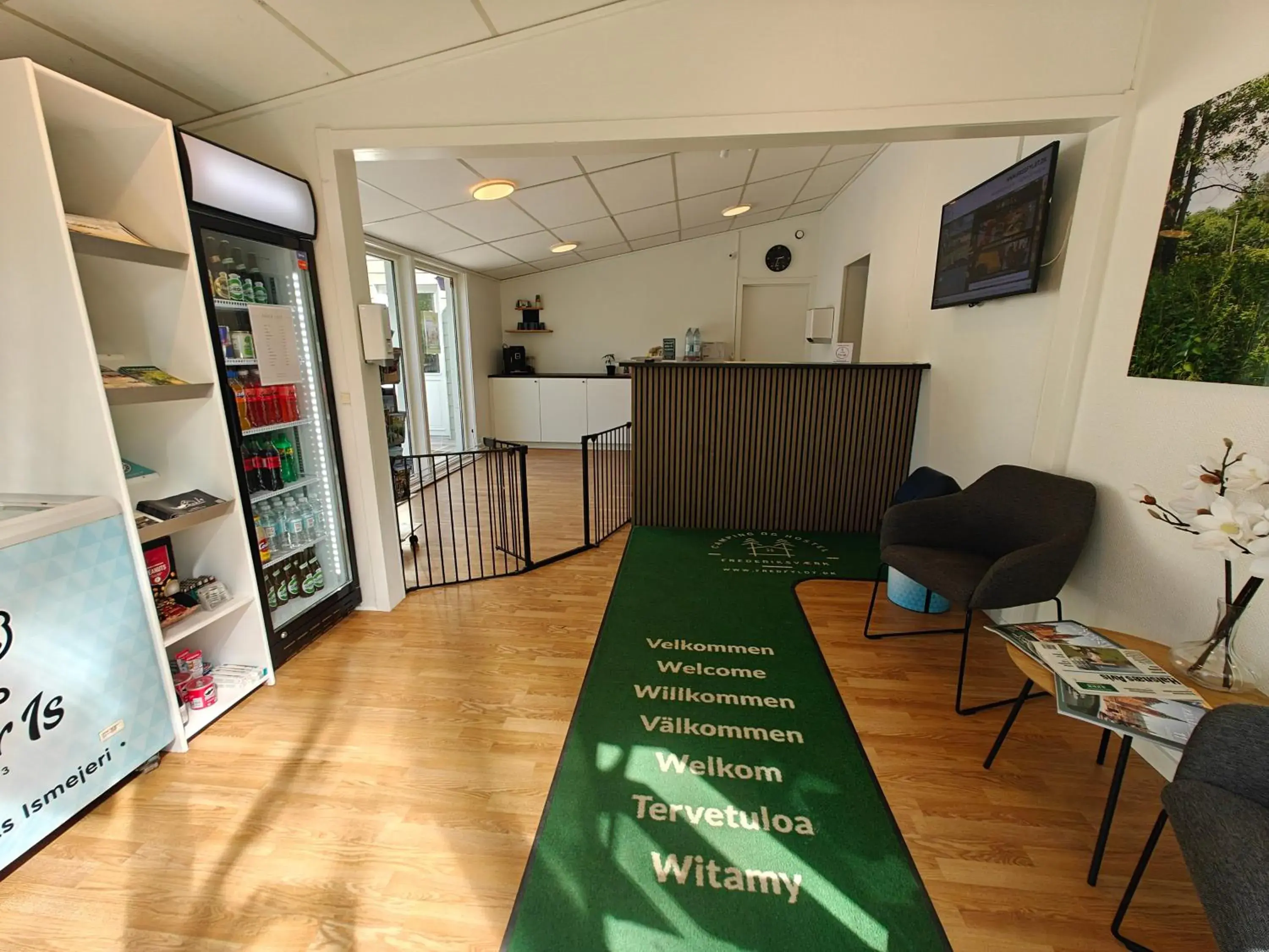 Lobby or reception in Frederiksværk Camping & Hostel Lobby or reception in Frederiksværk Camping & Hostel