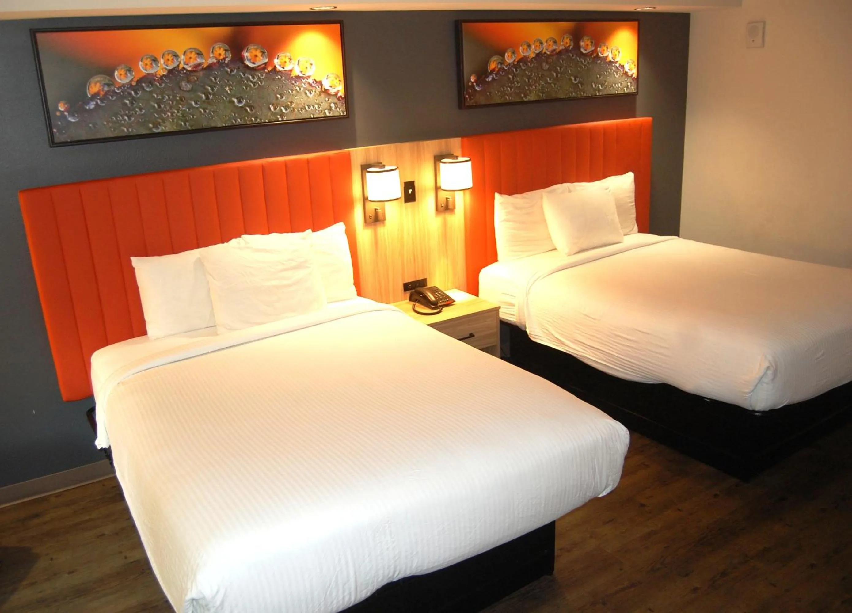 Bed in Vacation Lodge