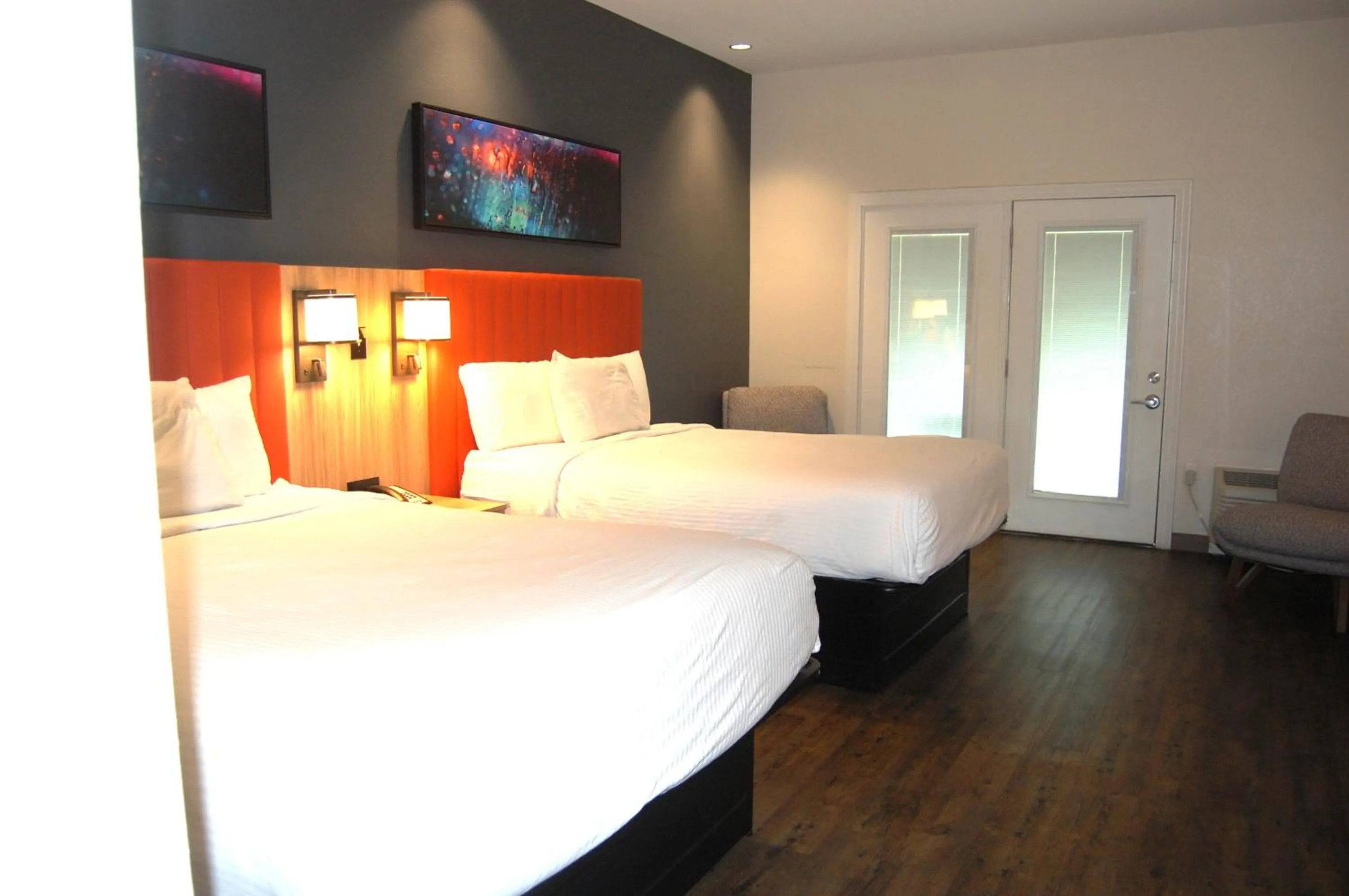 Bed in Vacation Lodge