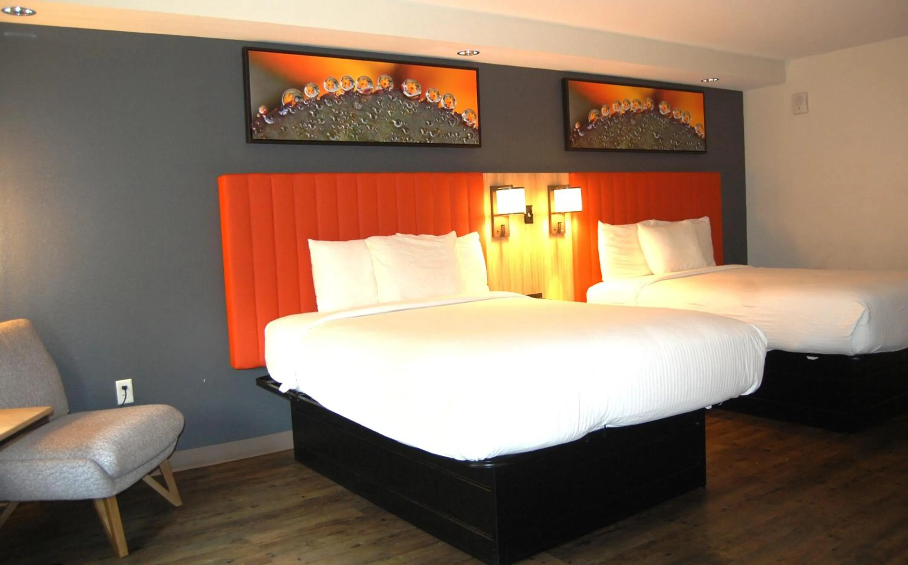 Bed in Vacation Lodge