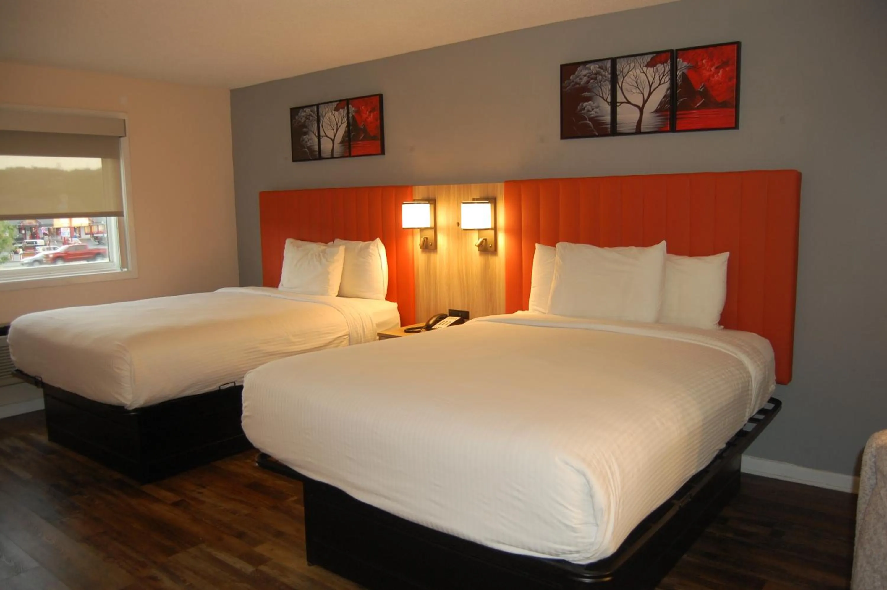 Bed in Vacation Lodge