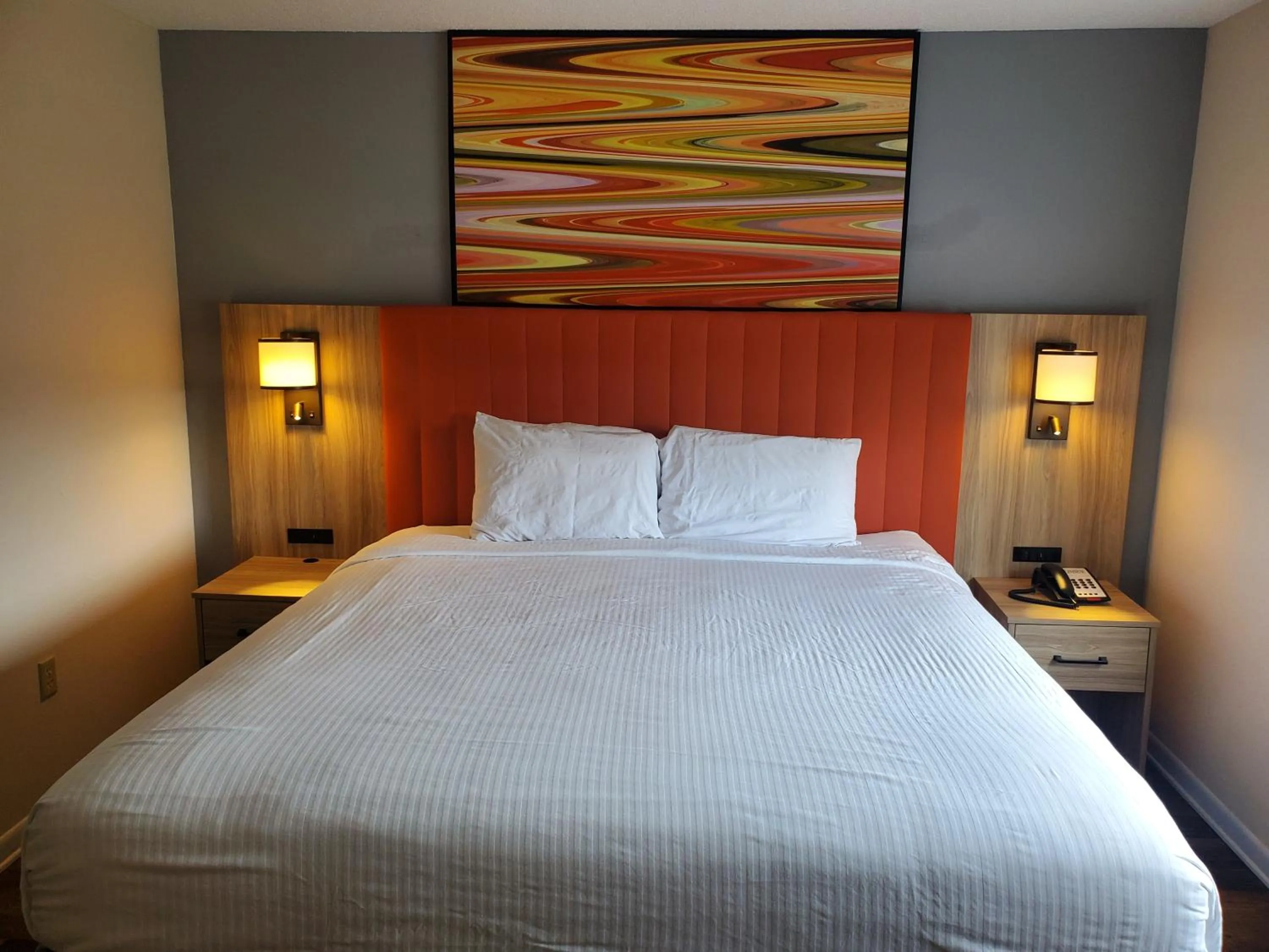 Bed in Vacation Lodge