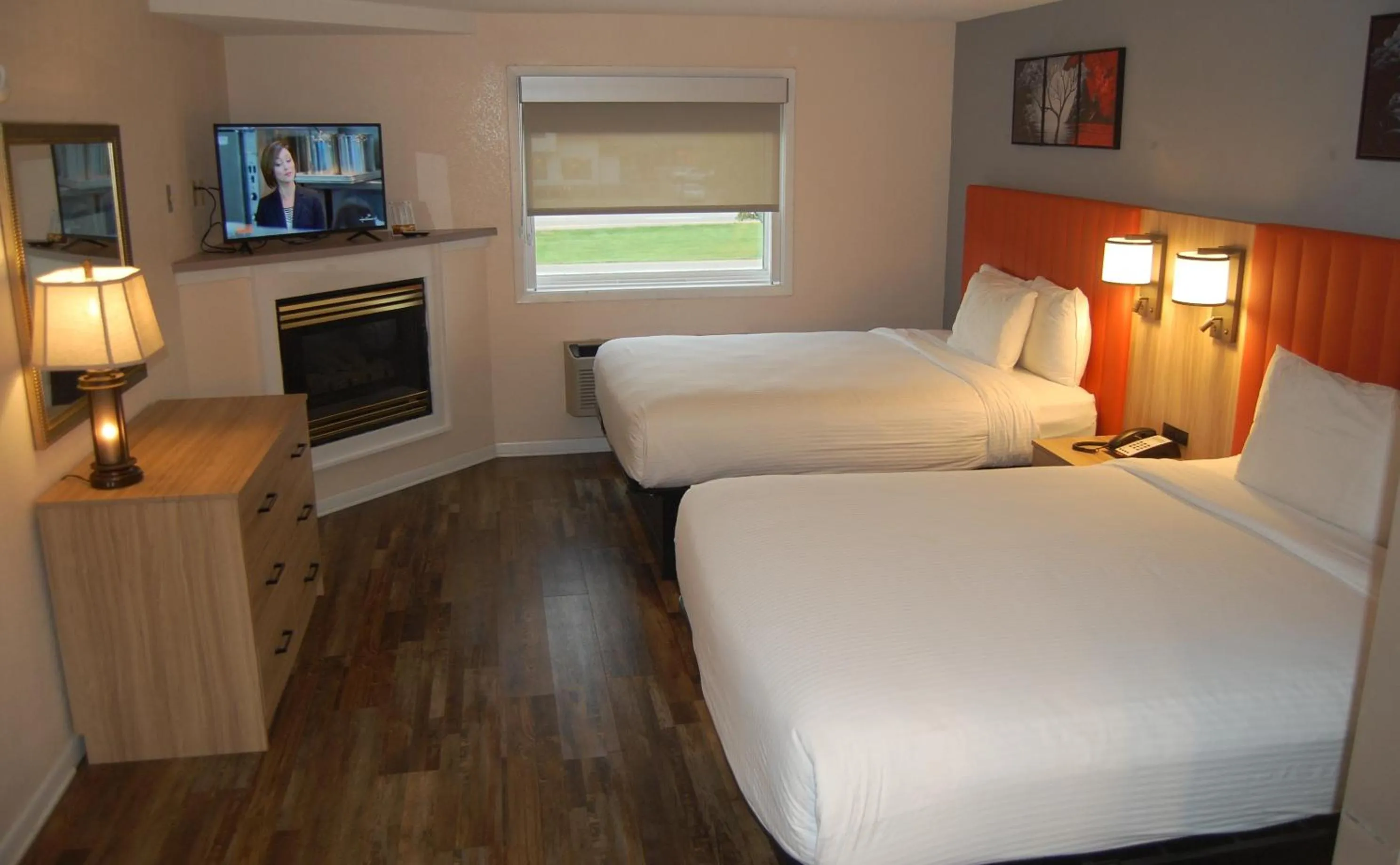 Bed in Vacation Lodge