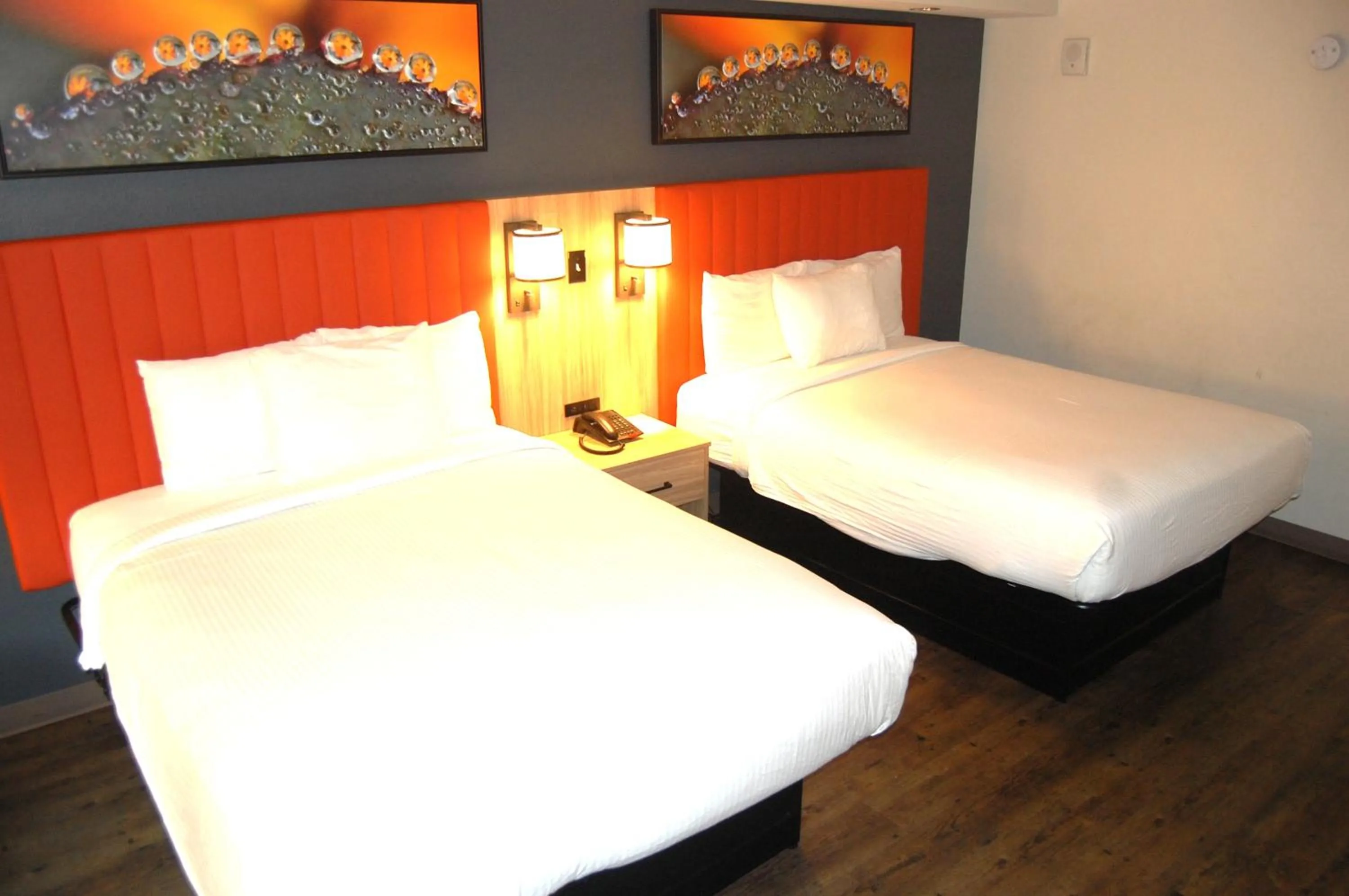 Bed in Vacation Lodge