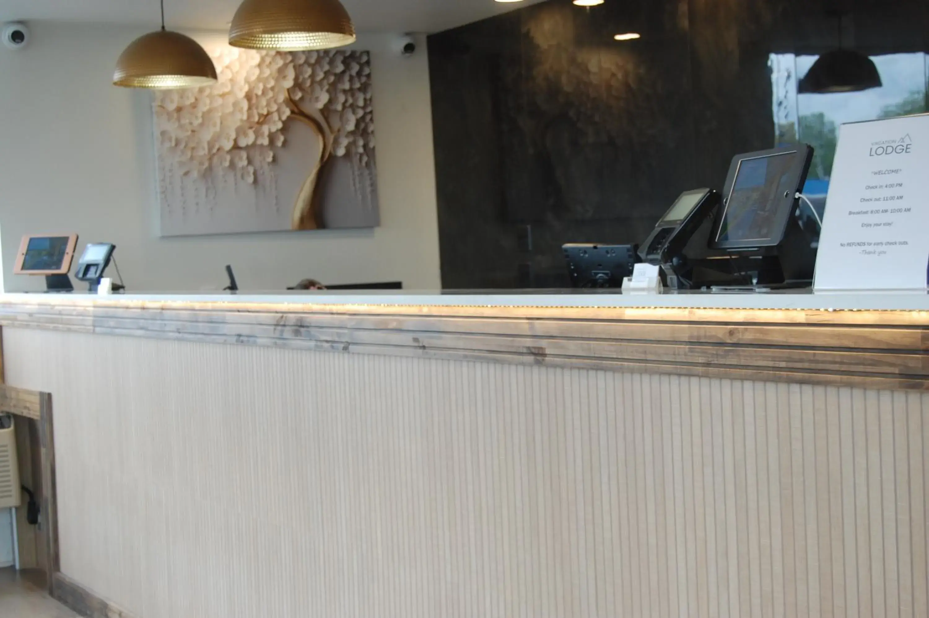 Lobby or reception in Vacation Lodge Lobby or reception in Vacation Lodge