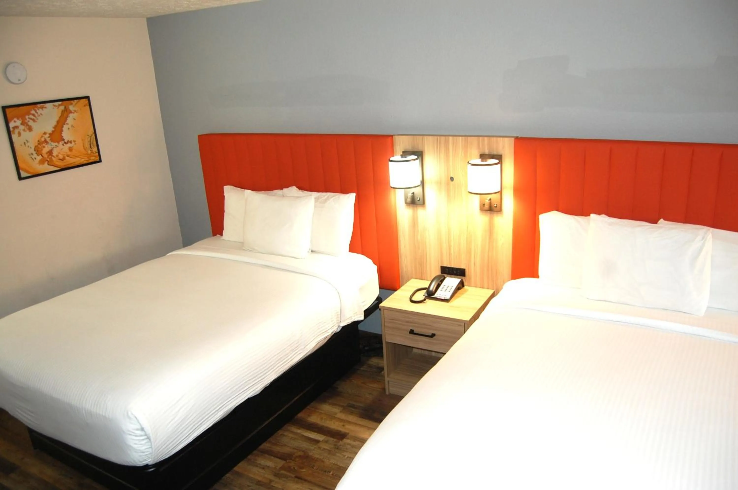 Bed in Vacation Lodge