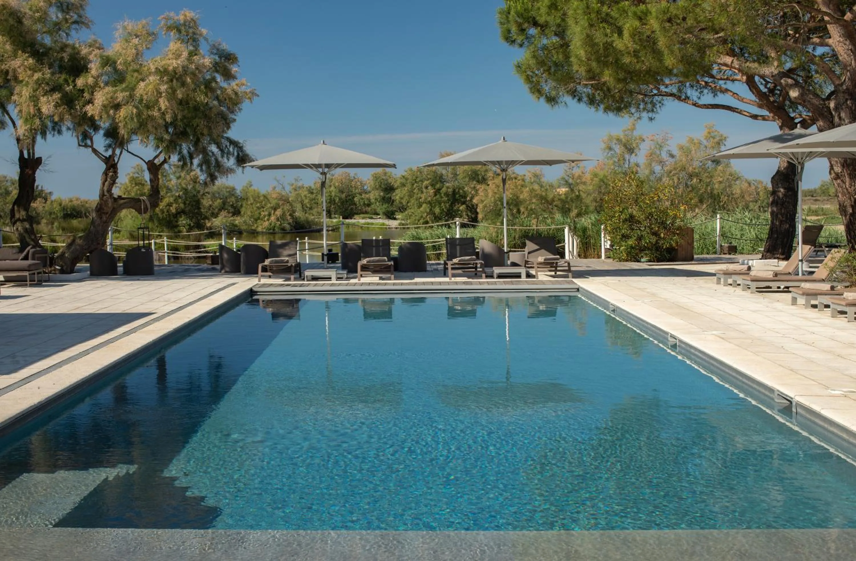 Patio in Mas de la Fouque - Hôtel & Spa