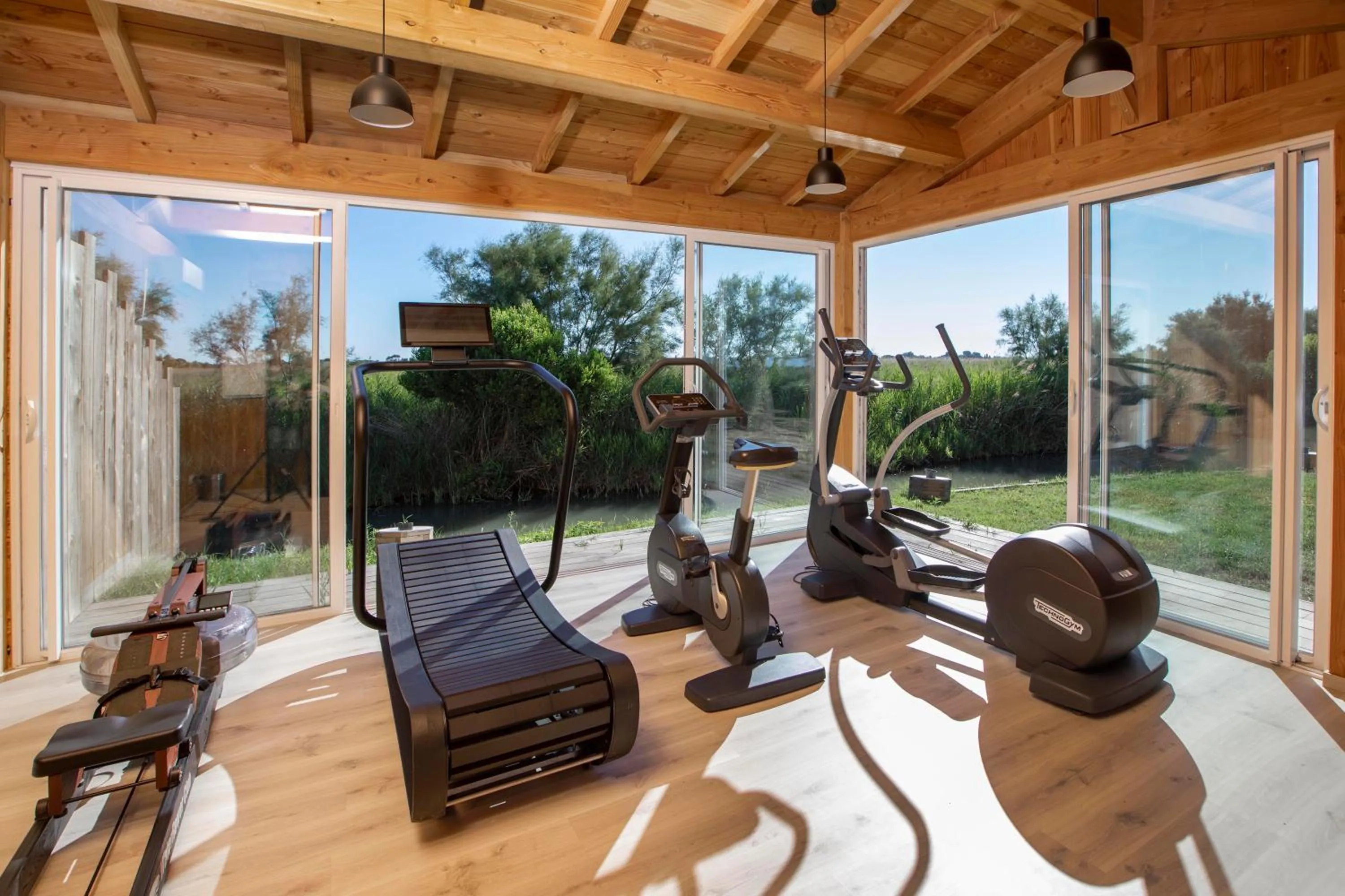 Fitness centre/facilities in Mas de la Fouque - Hôtel & Spa