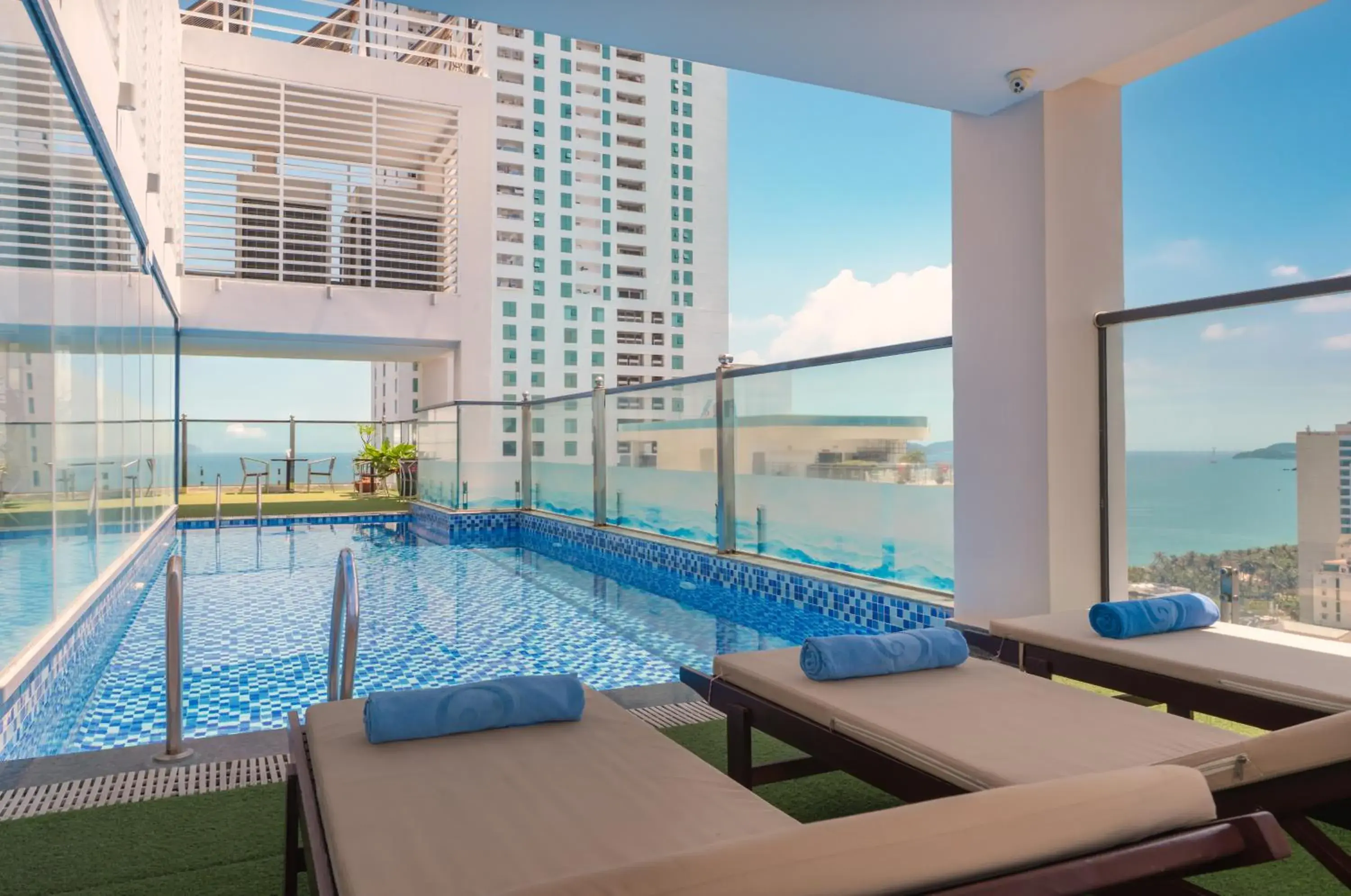 Pool view in Gosia Hotel Pool view in Gosia Hotel