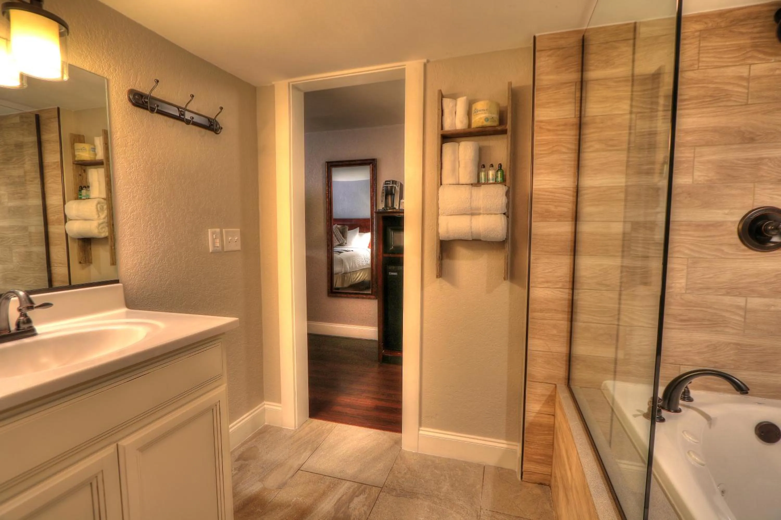 Bathroom in River Edge Inn