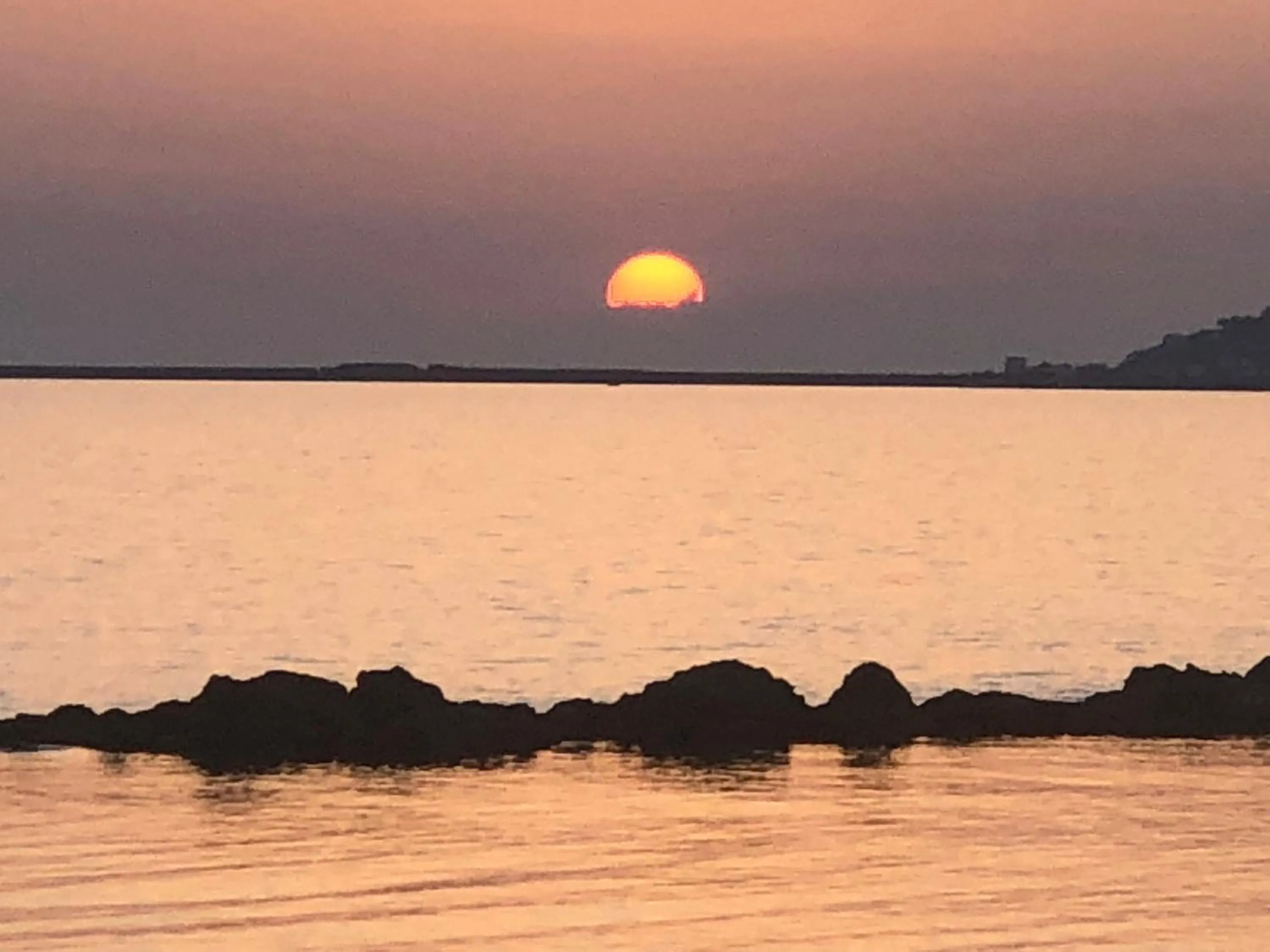 Sunset in Locazione Turistica Il Tucano