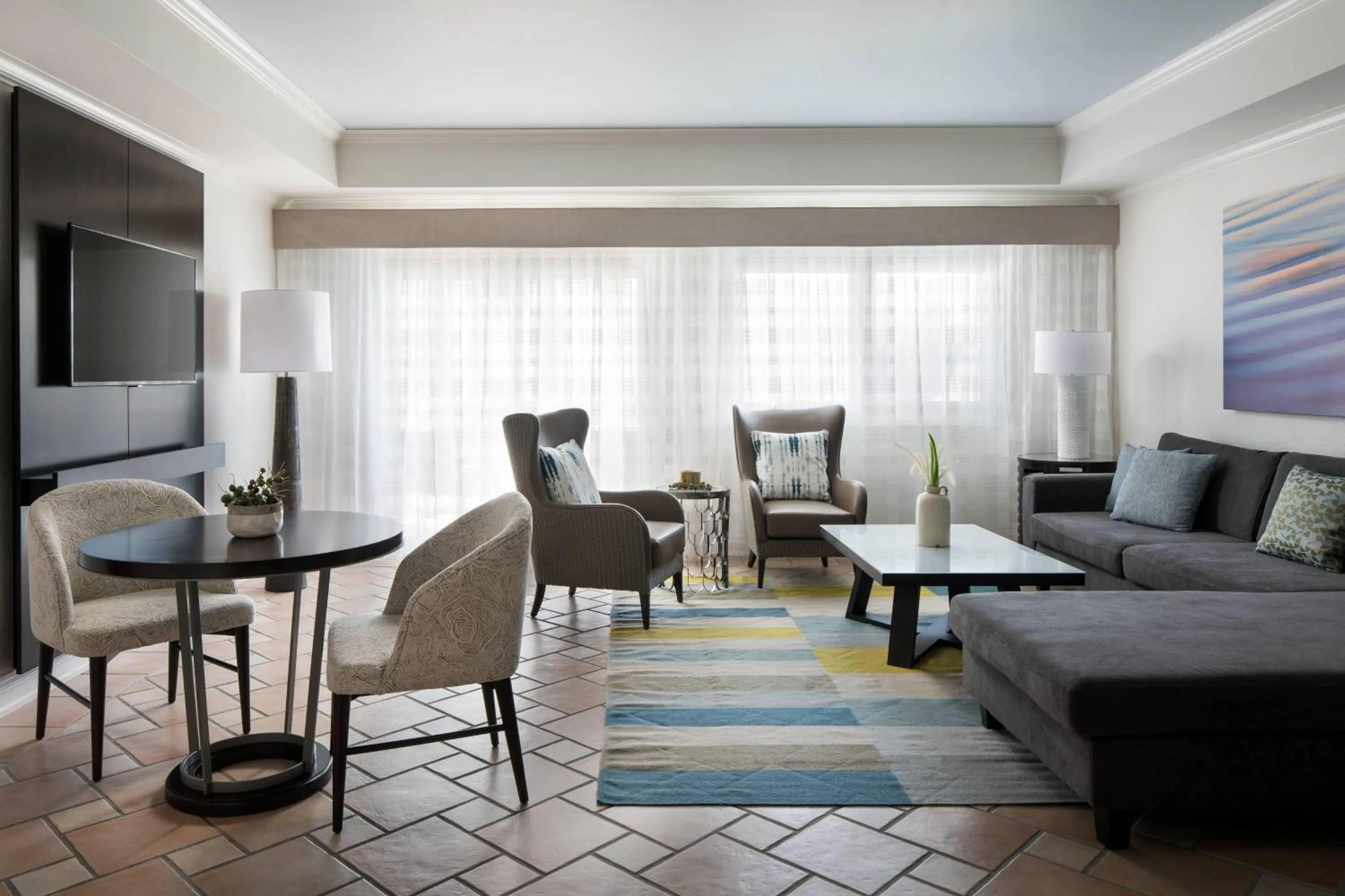 Living room in St Kitts Marriott Beach Resort, Casino & Spa