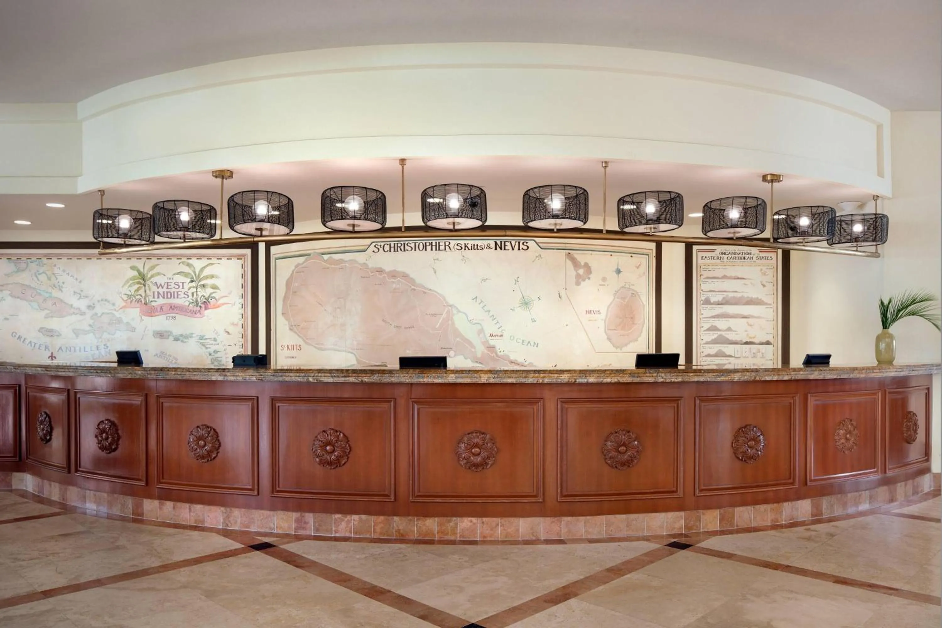 Lobby or reception in St Kitts Marriott Beach Resort, Casino & Spa