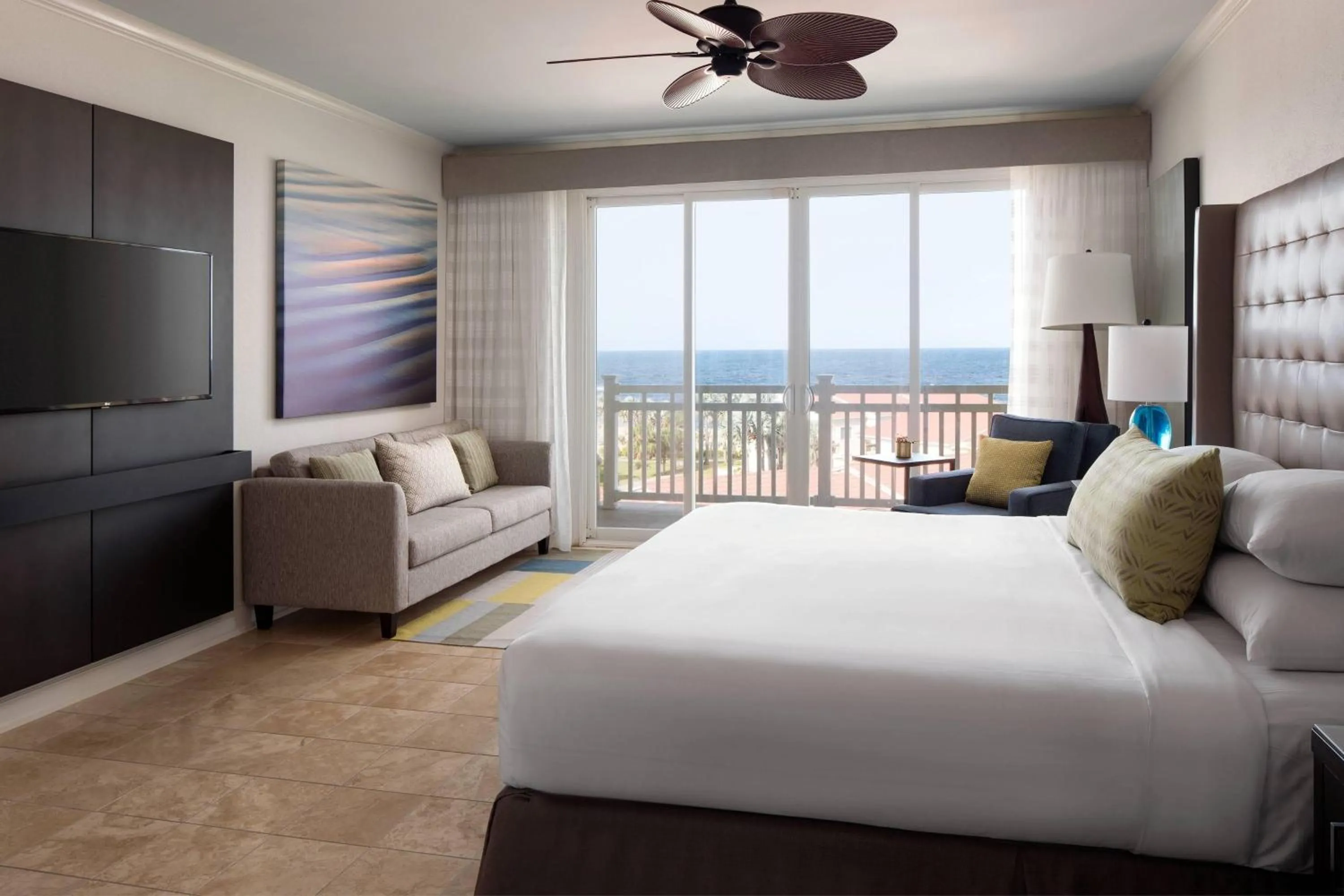 Bedroom, Bed in St Kitts Marriott Beach Resort, Casino & Spa