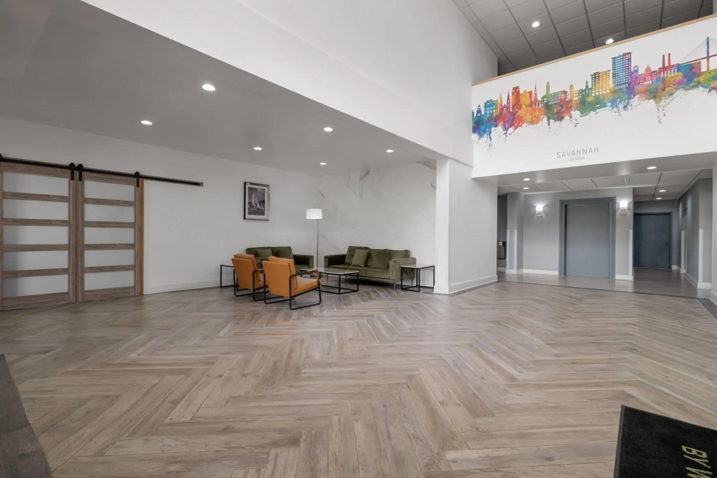 Lobby or reception in Wingate by Wyndham Savannah Gateway Lobby or reception in Wingate by Wyndham Savannah Gateway