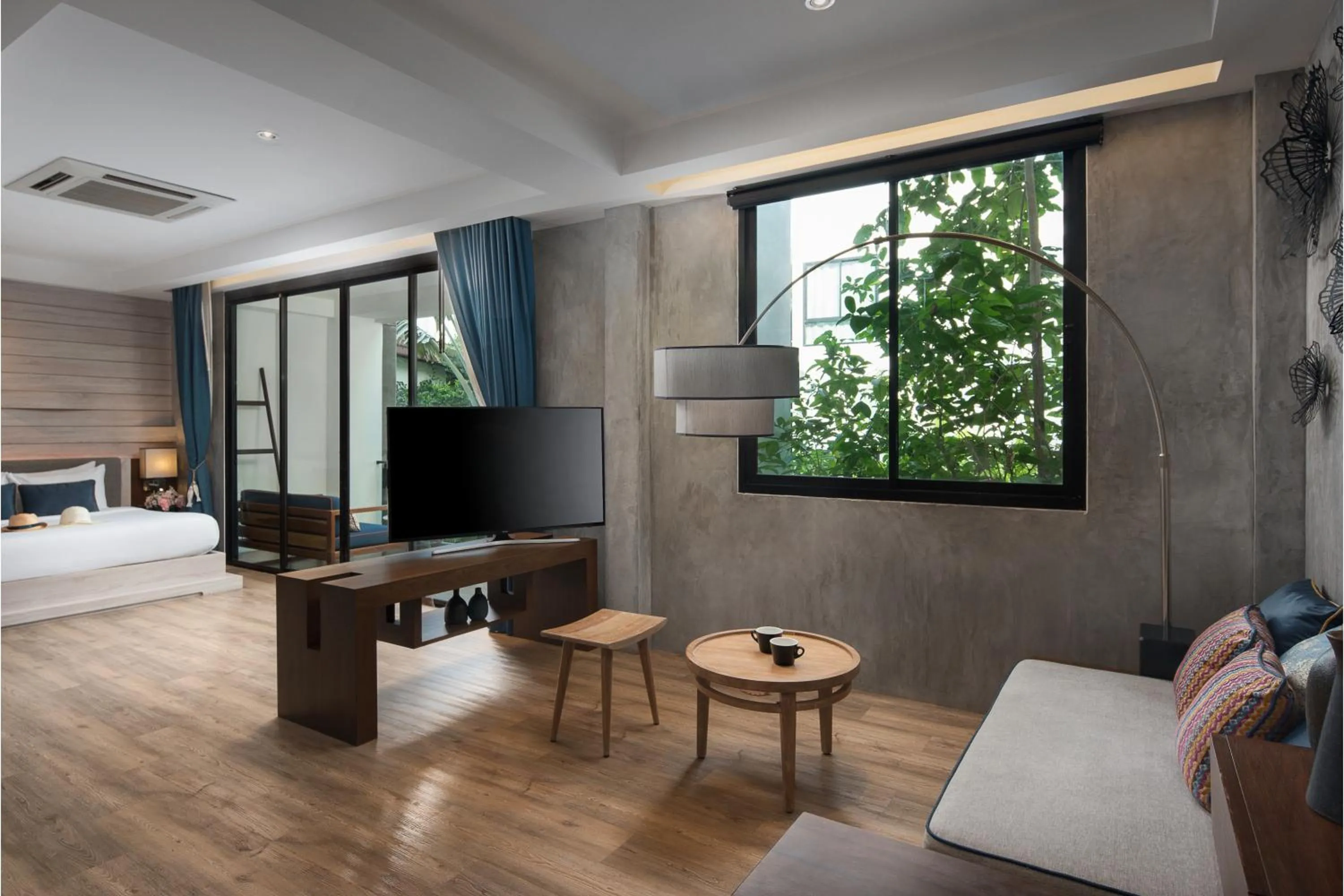 Bed in Idyllic Concept Resort