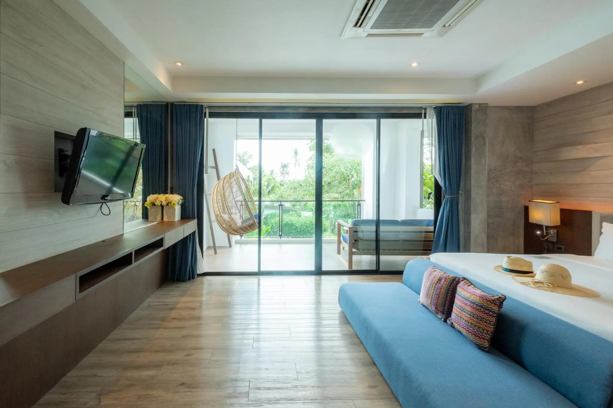 Bed in Idyllic Concept Resort